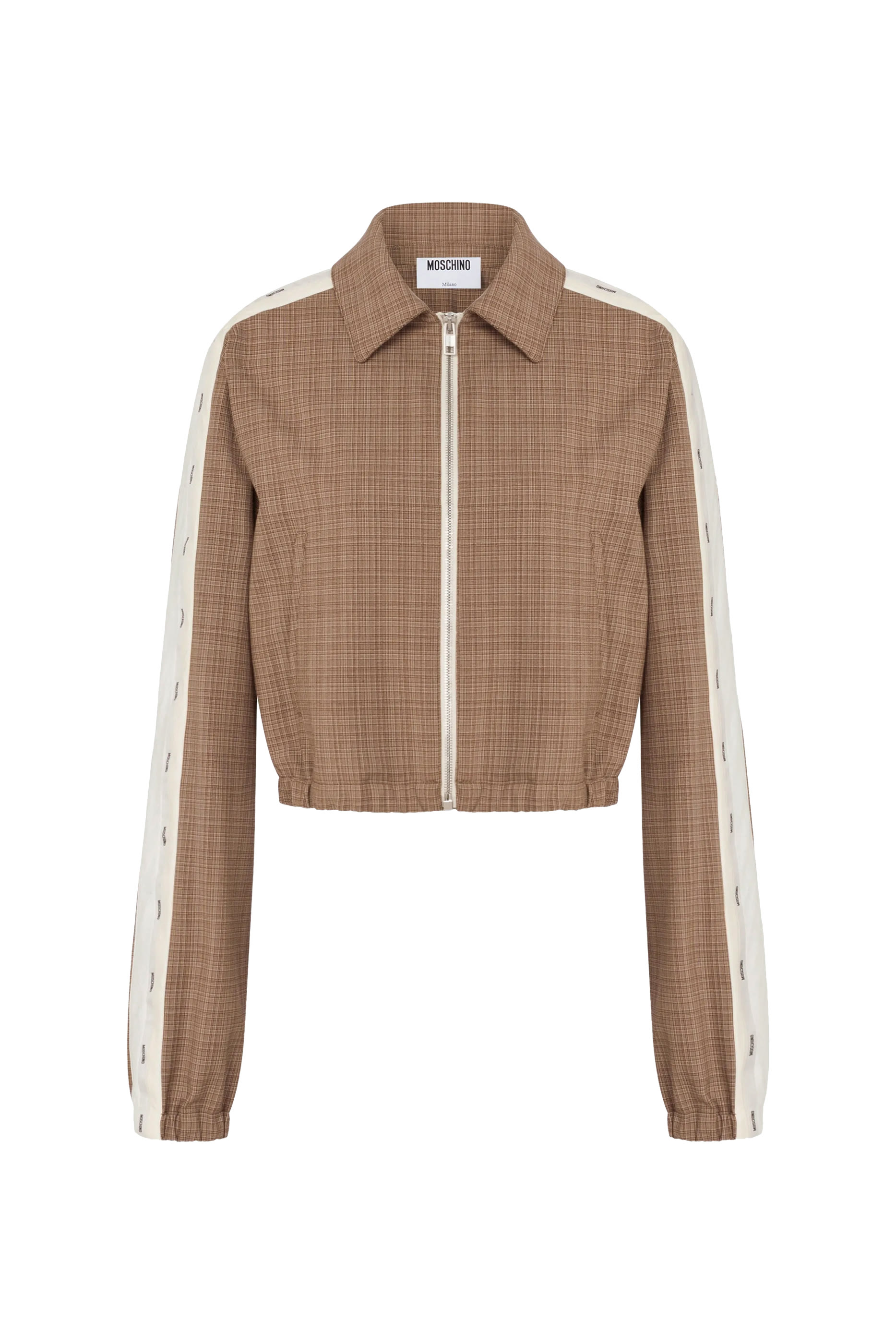 Logo Tape Checked Jacket