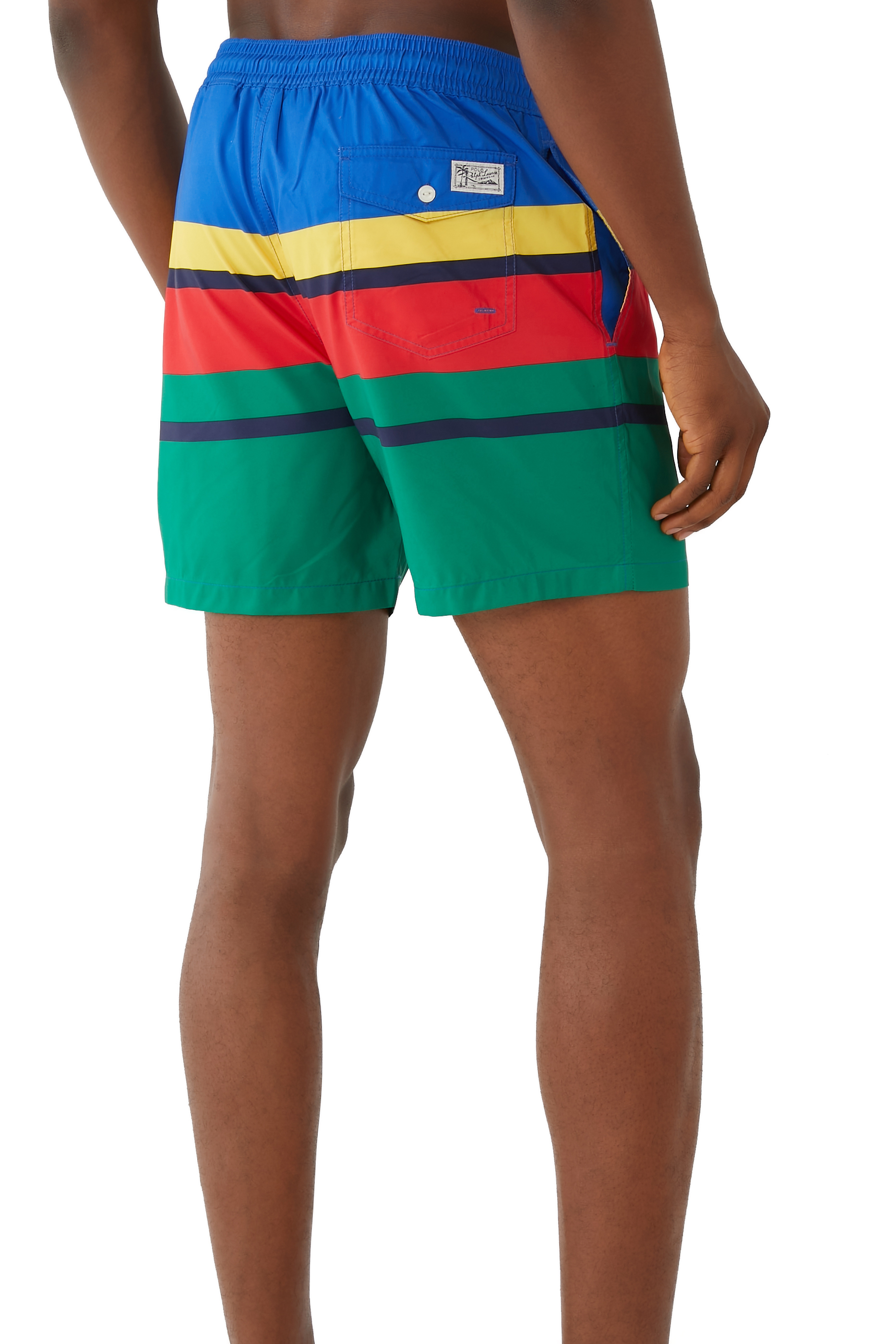 Traveler Striped Swim Shorts
