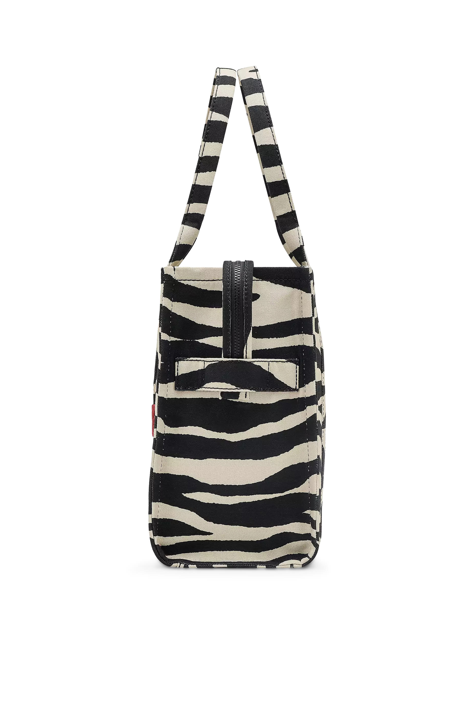 Zebra Canvas Large Tote Bag