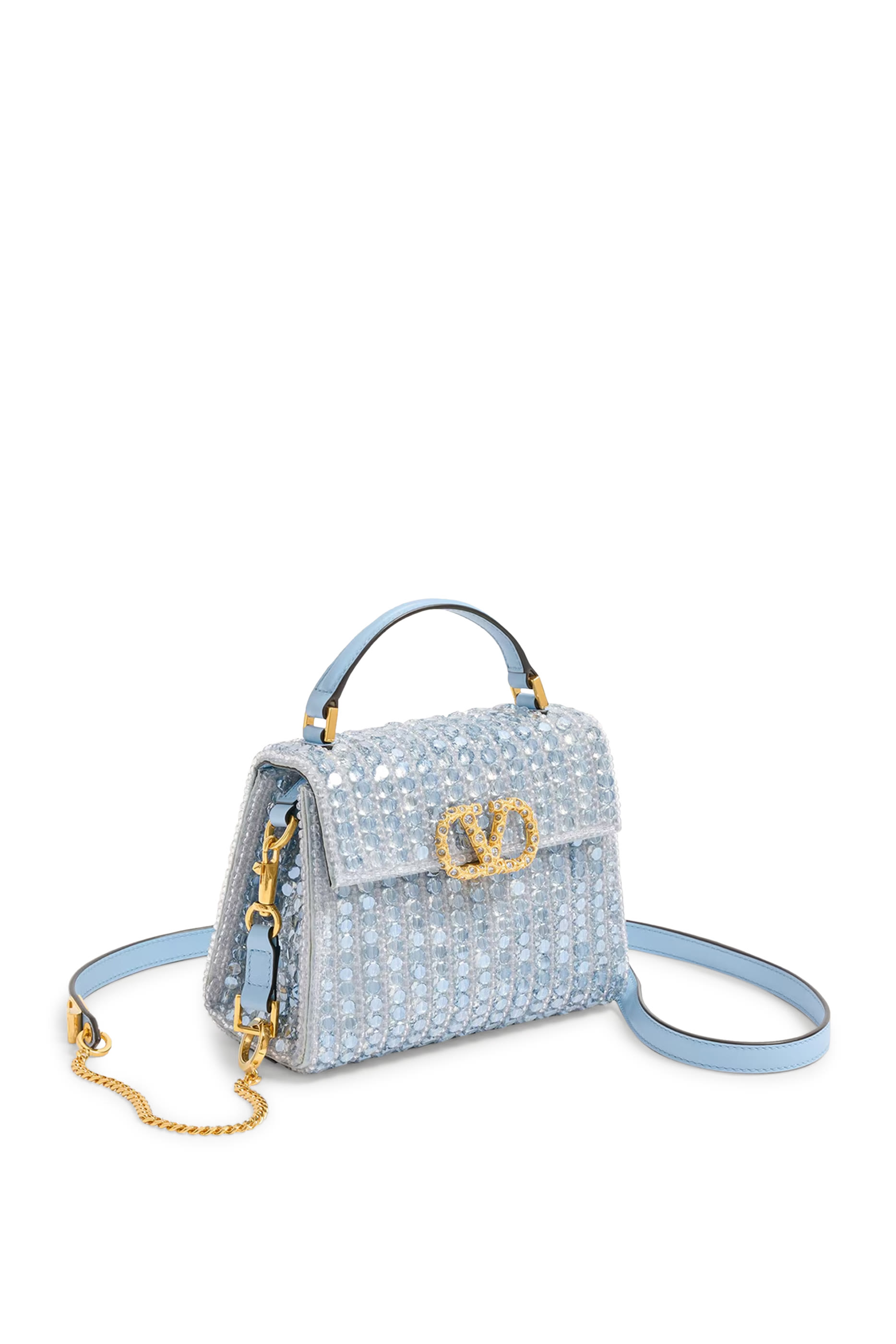 VSling Jewel Logo Mini Embroidered Handbag