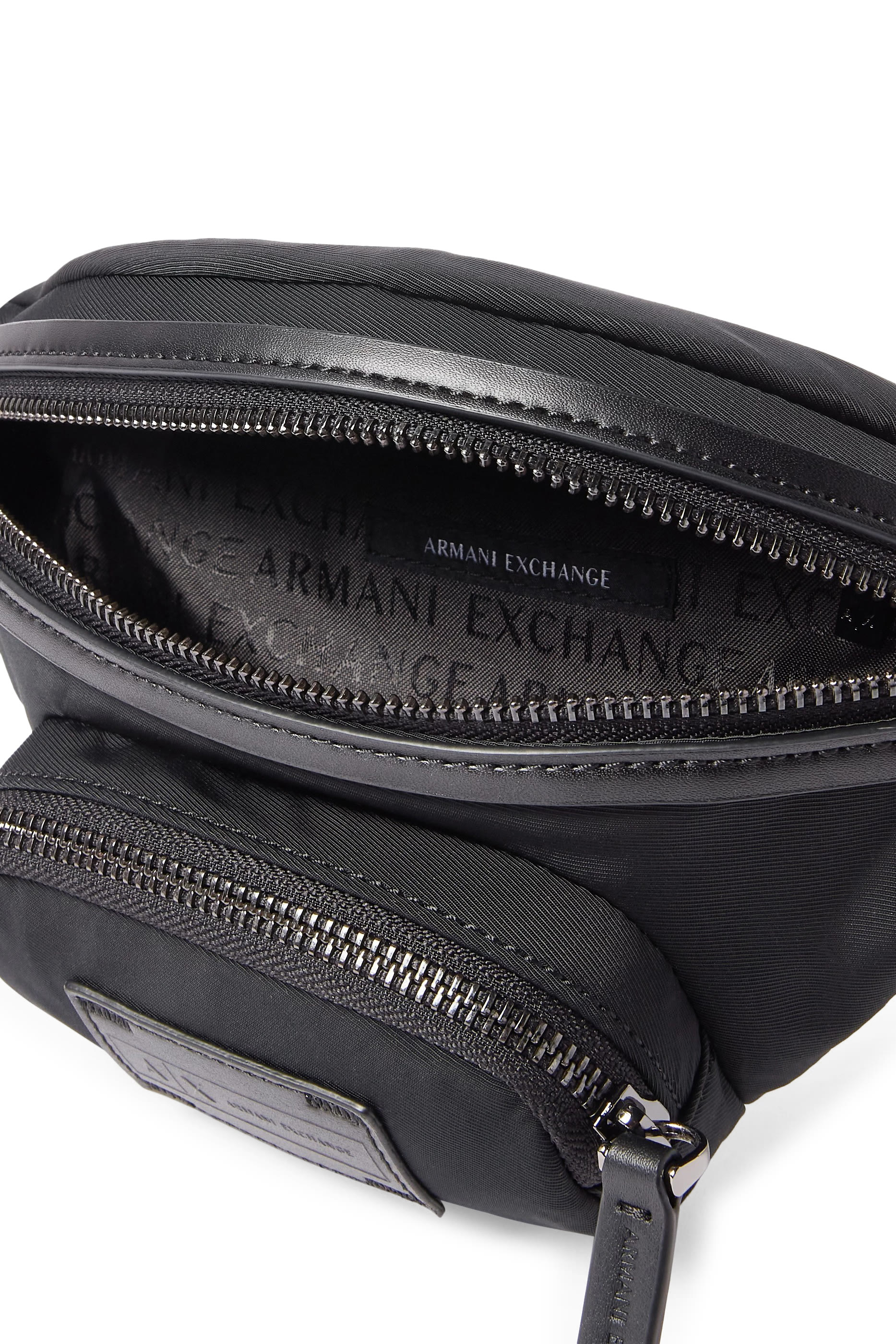 Metal Logo Patch Belt Bag