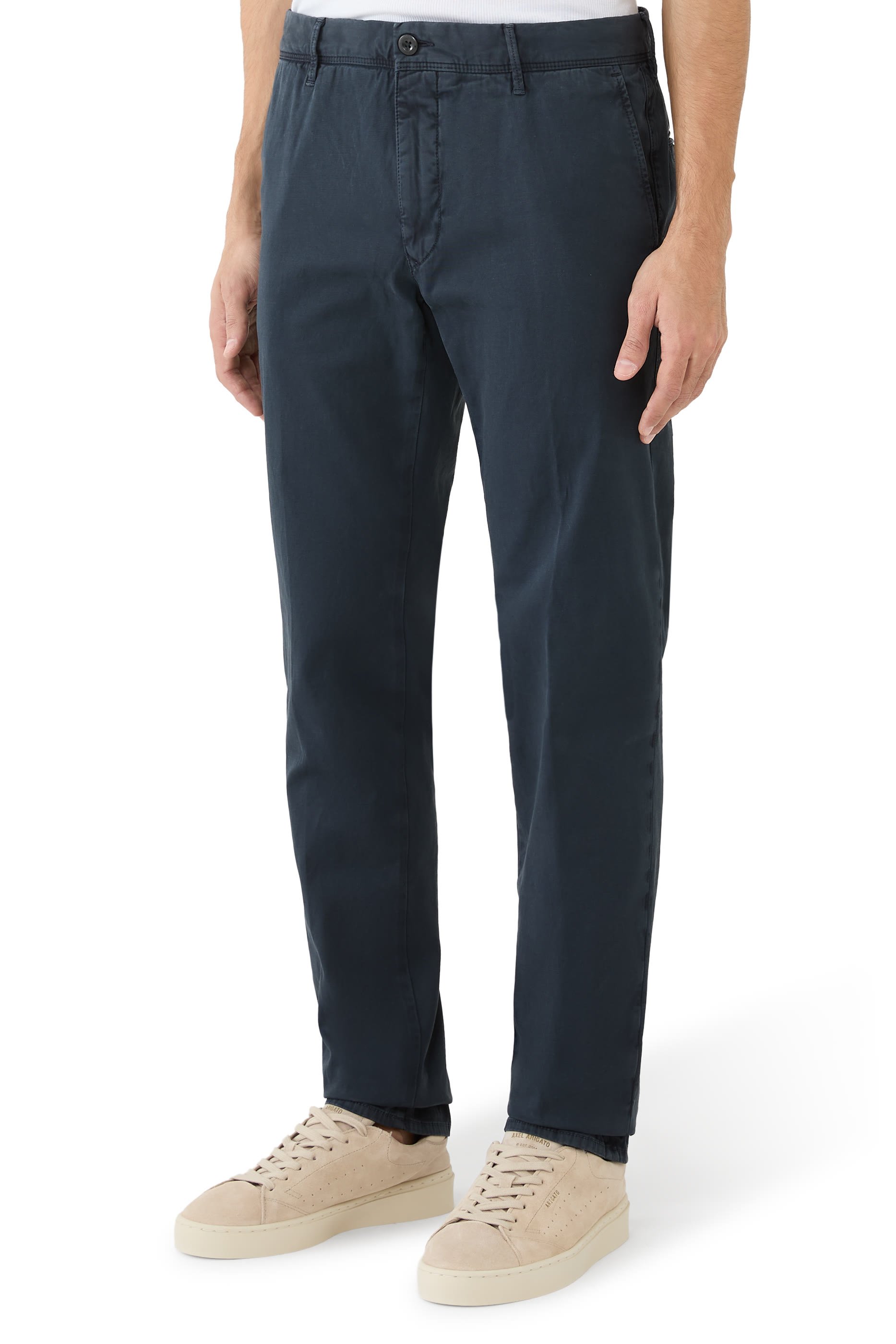 Slim-Fit Wool Trousers