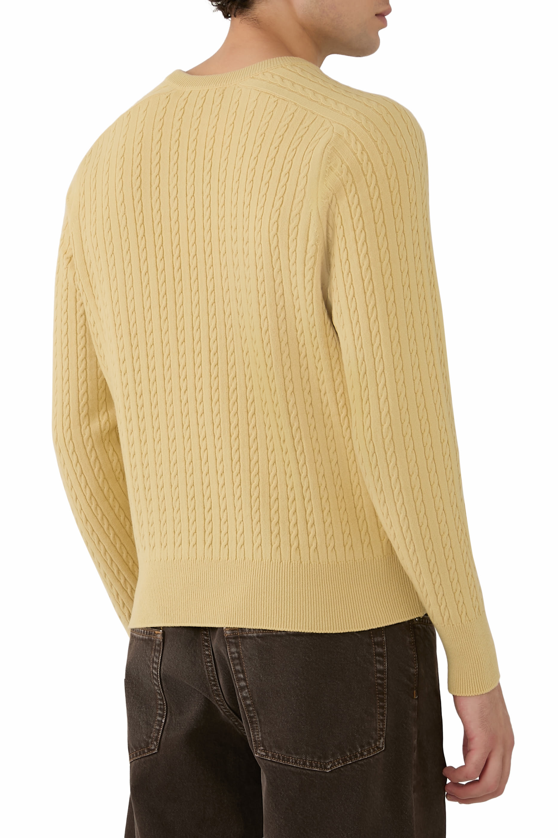 Super Fine Wool Aran Knit P/O