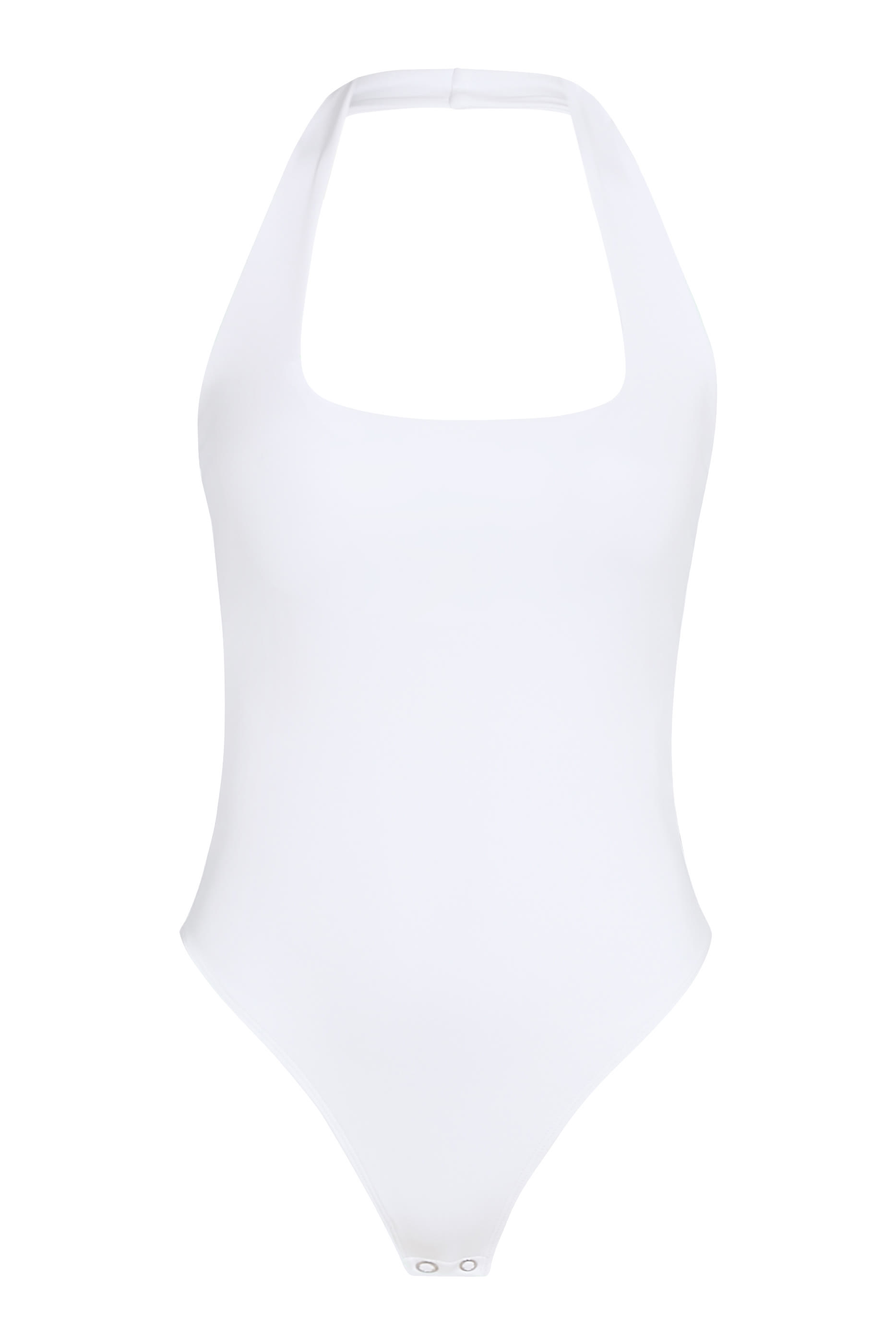 Sculpting Halter Square Neck Bodysuit