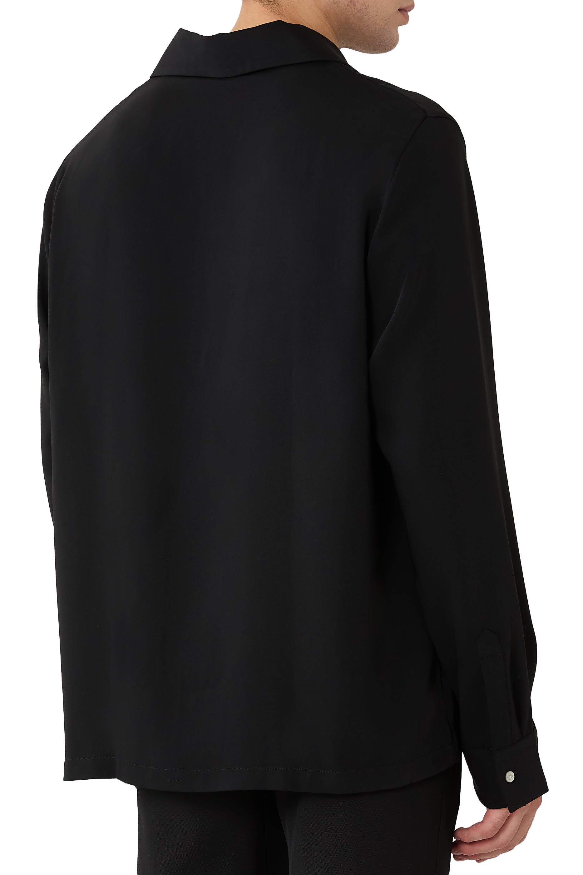 Round Pocket Dress Shirt