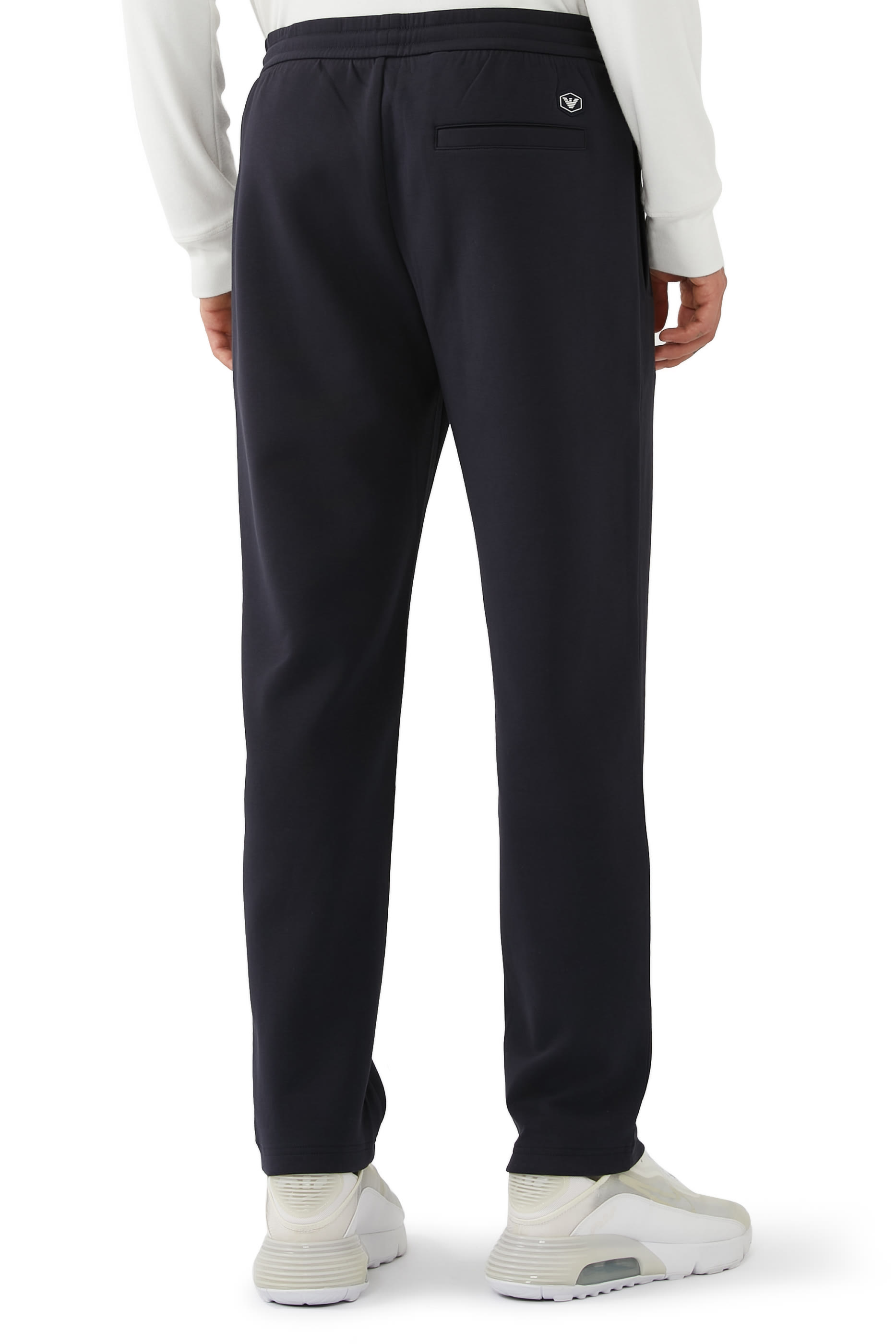 Micro Logo Back Double Jersey Joggers 