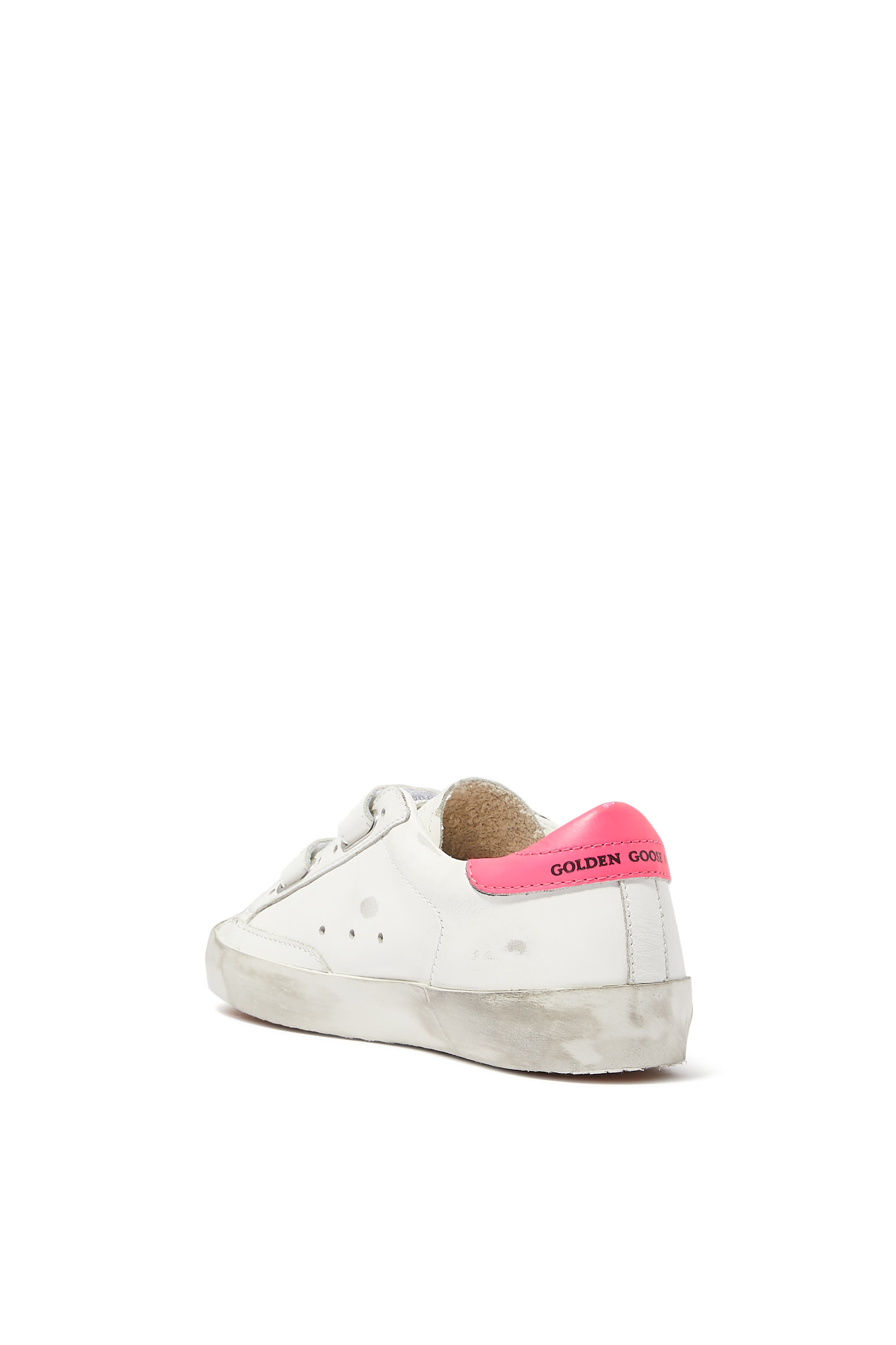 Kids Old School Leather Sneakers