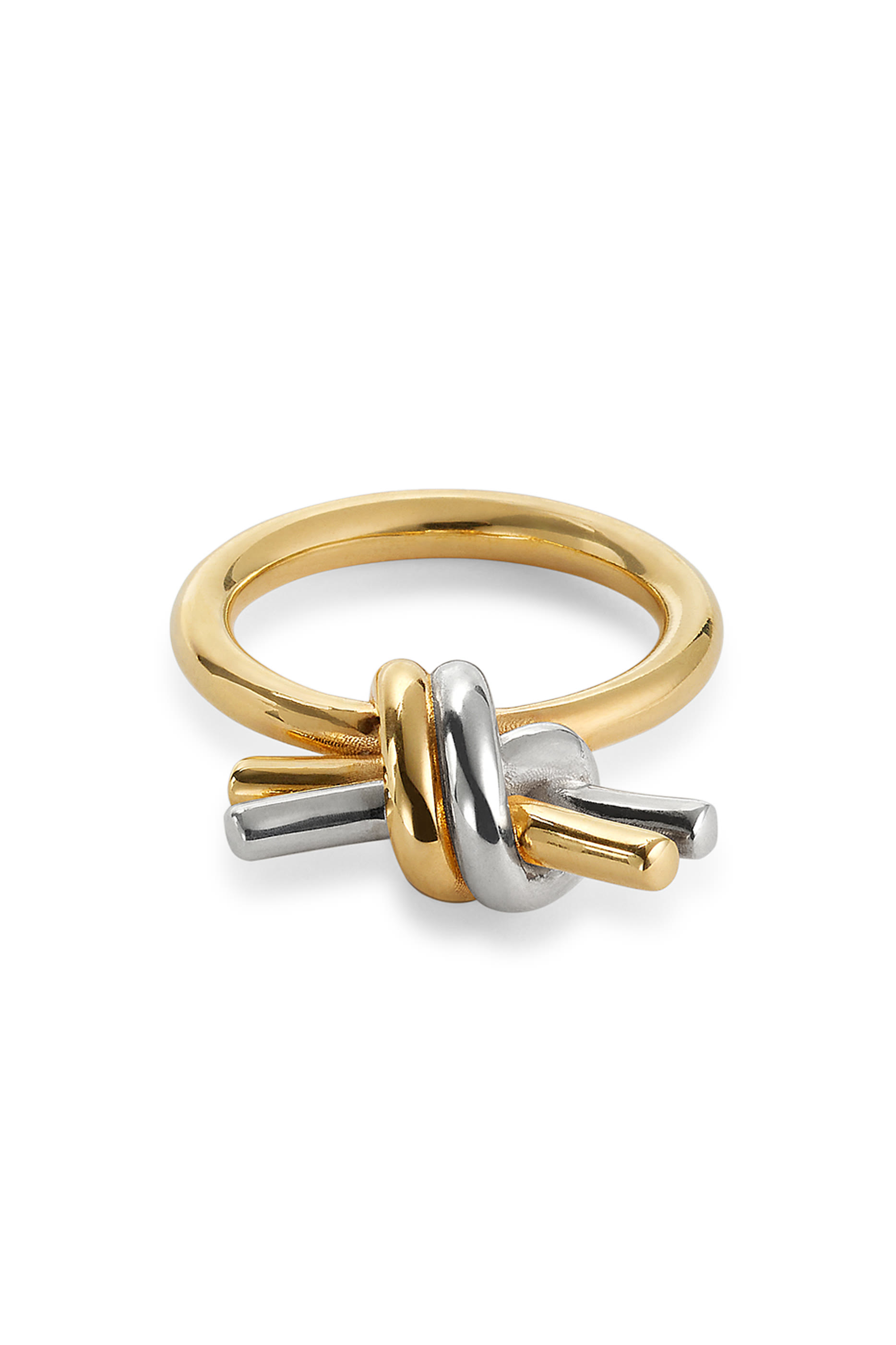 Knot Ring, 18k Gold-Finish Sterling Silver