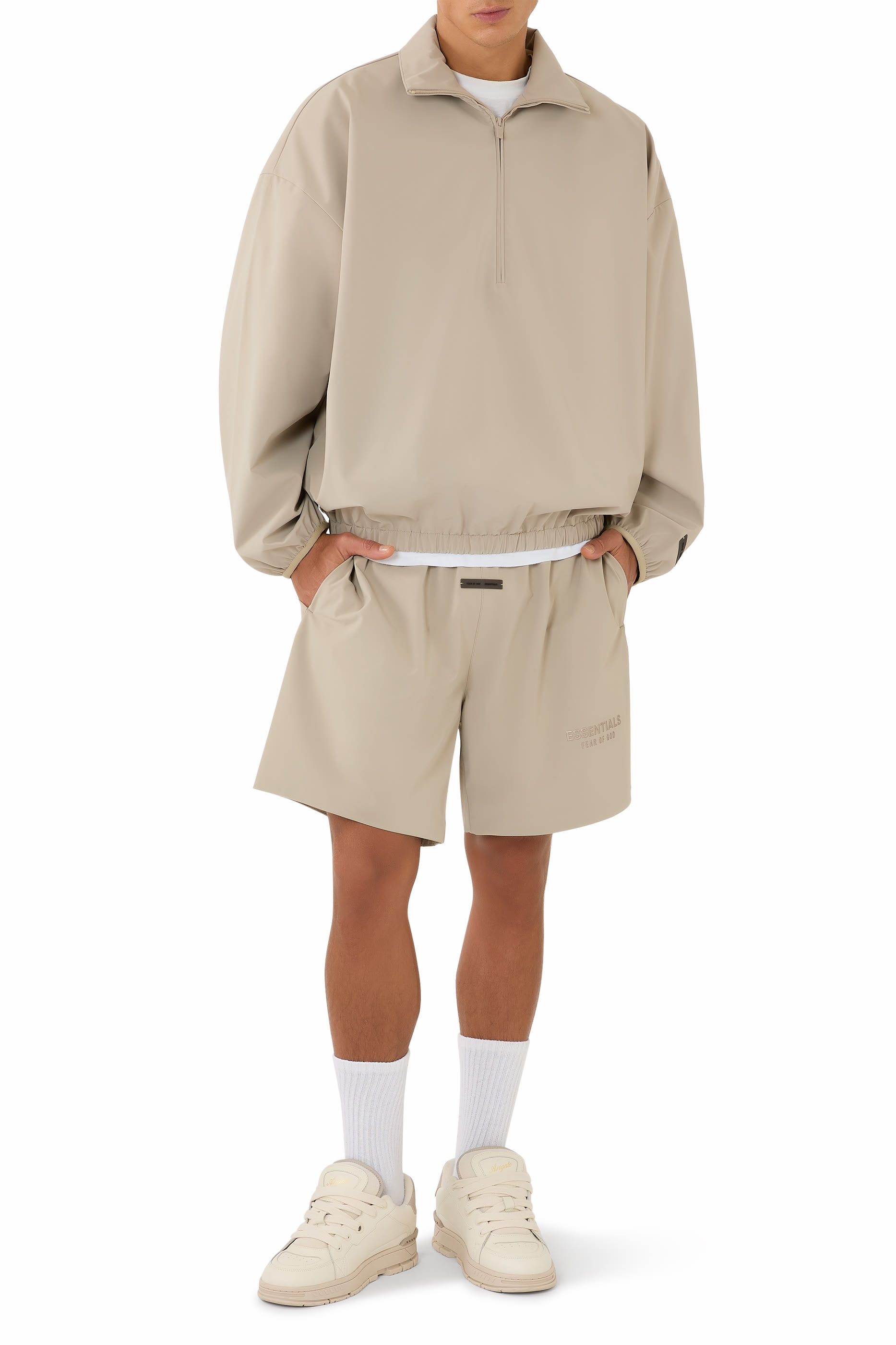 Sporty Nylon Soccer Shorts