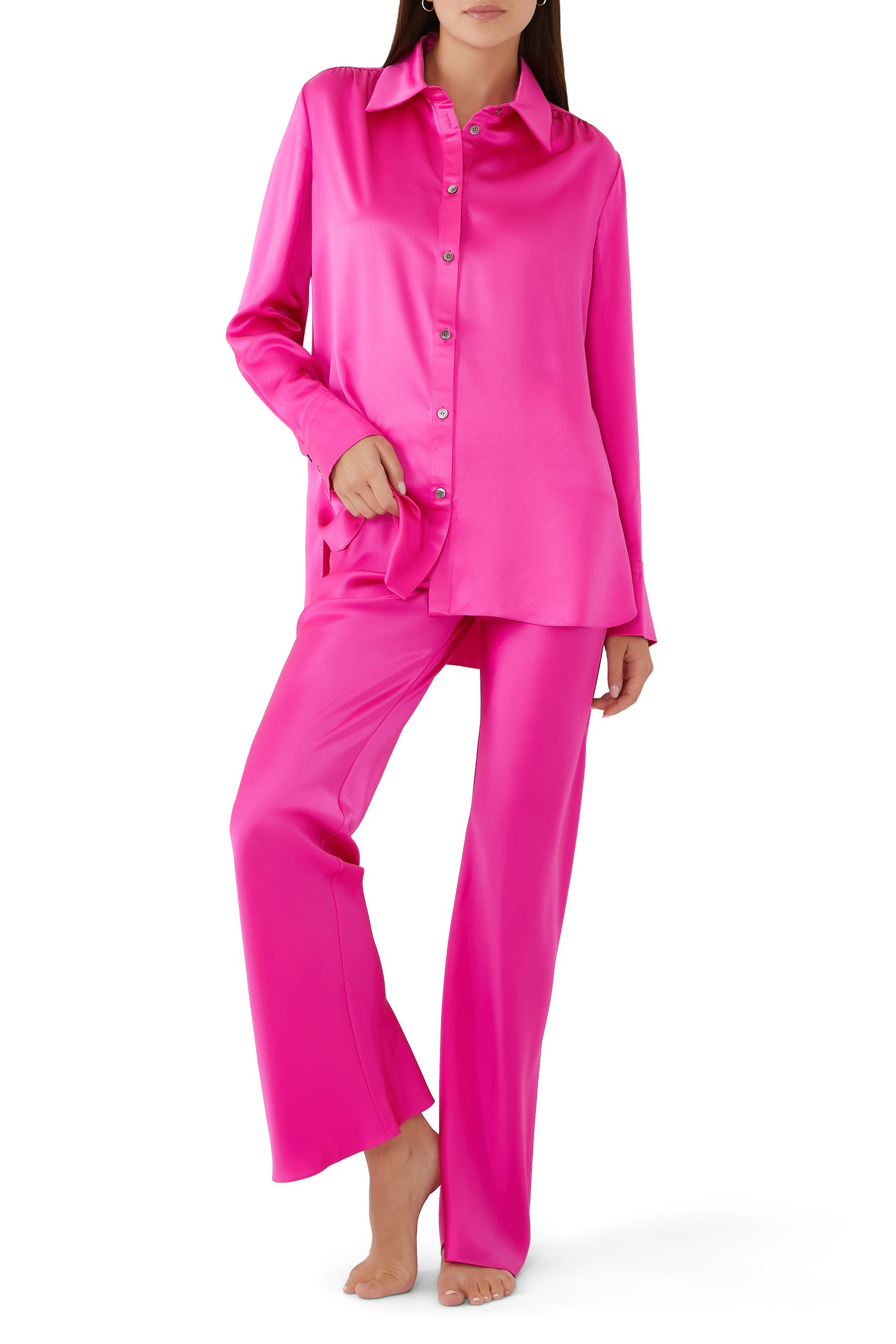 Stella Silk Satin Blouse