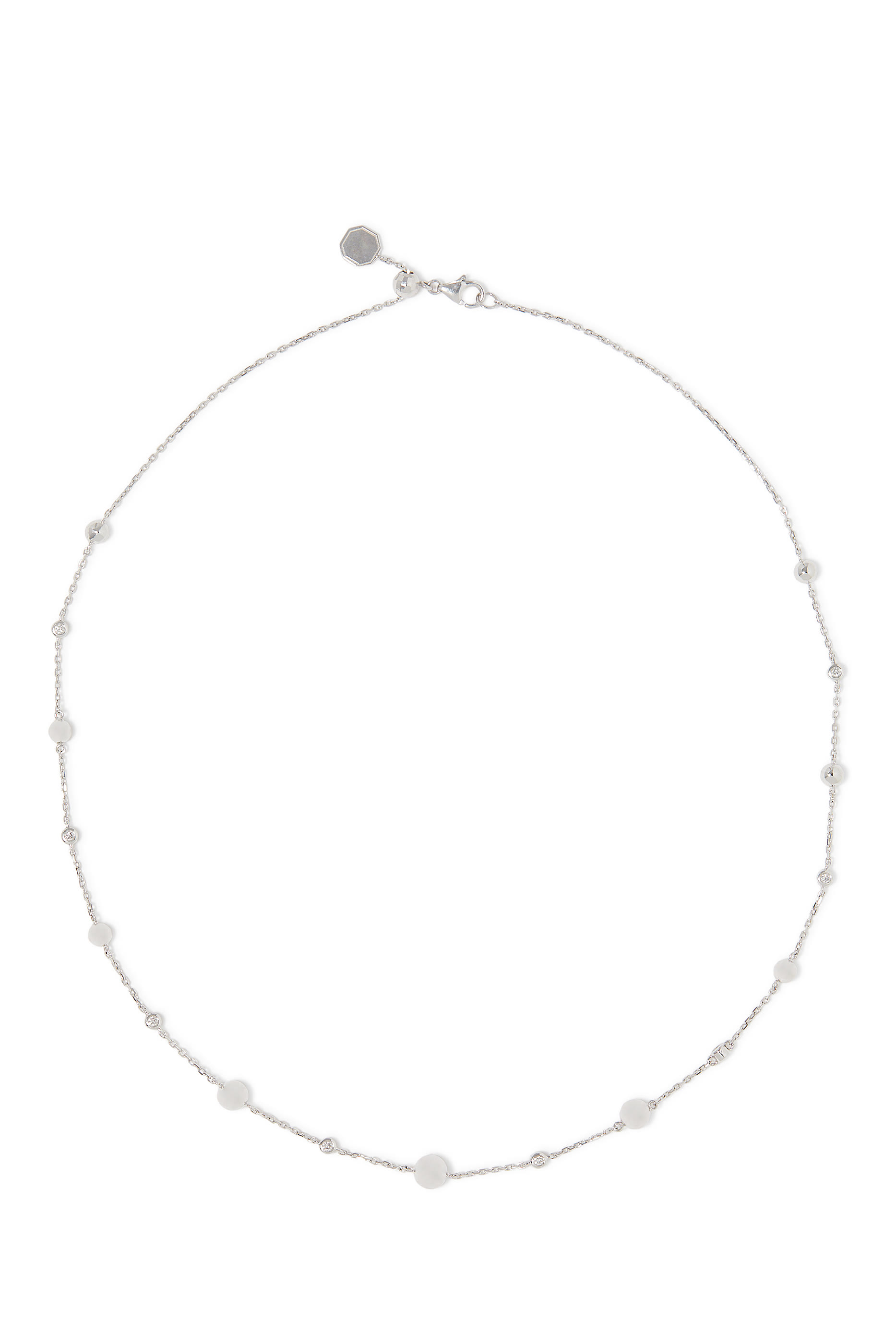 Enishi Choker, 18k White Gold & Diamonds