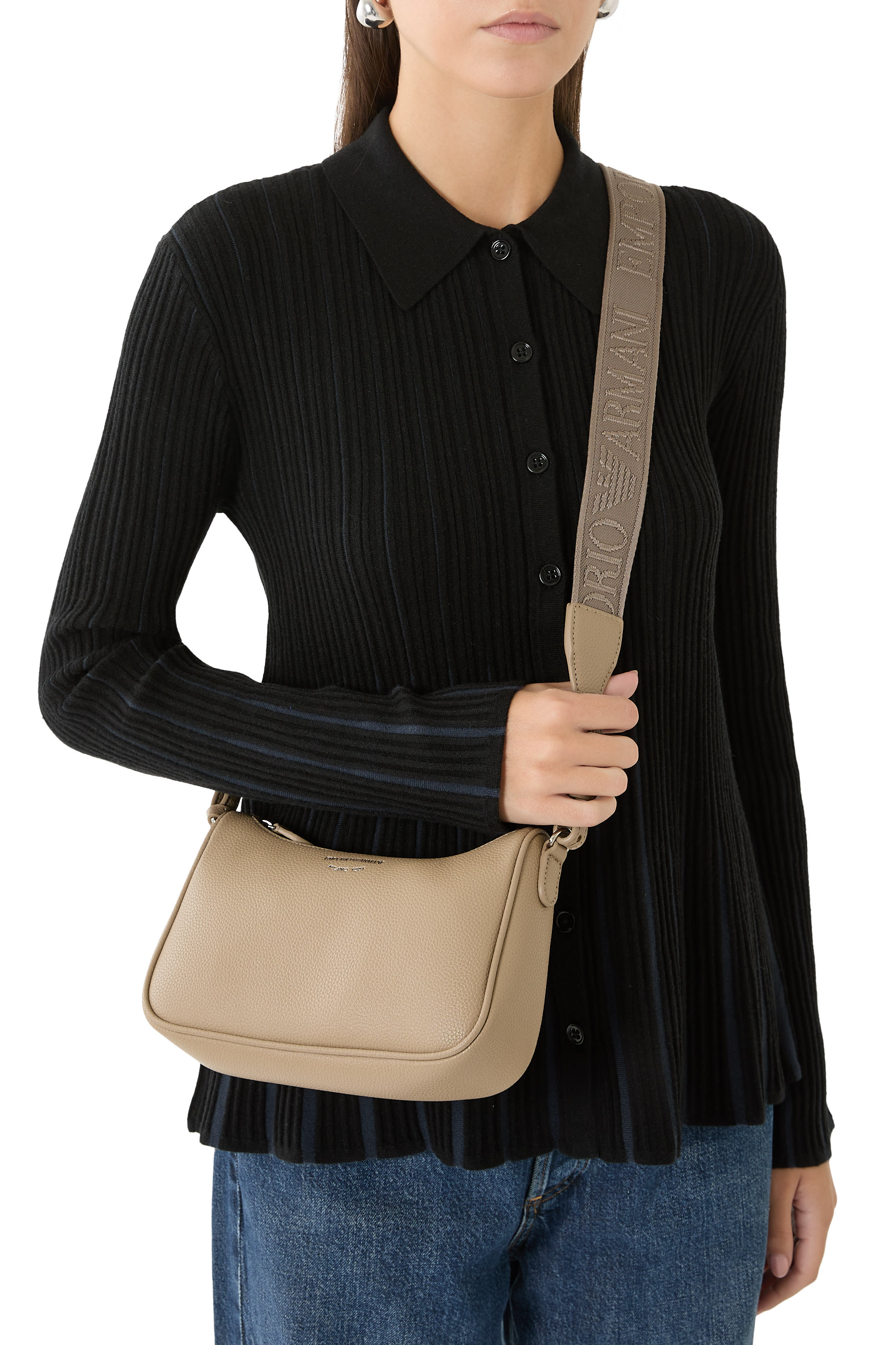 Baguette Bag with Deer Print