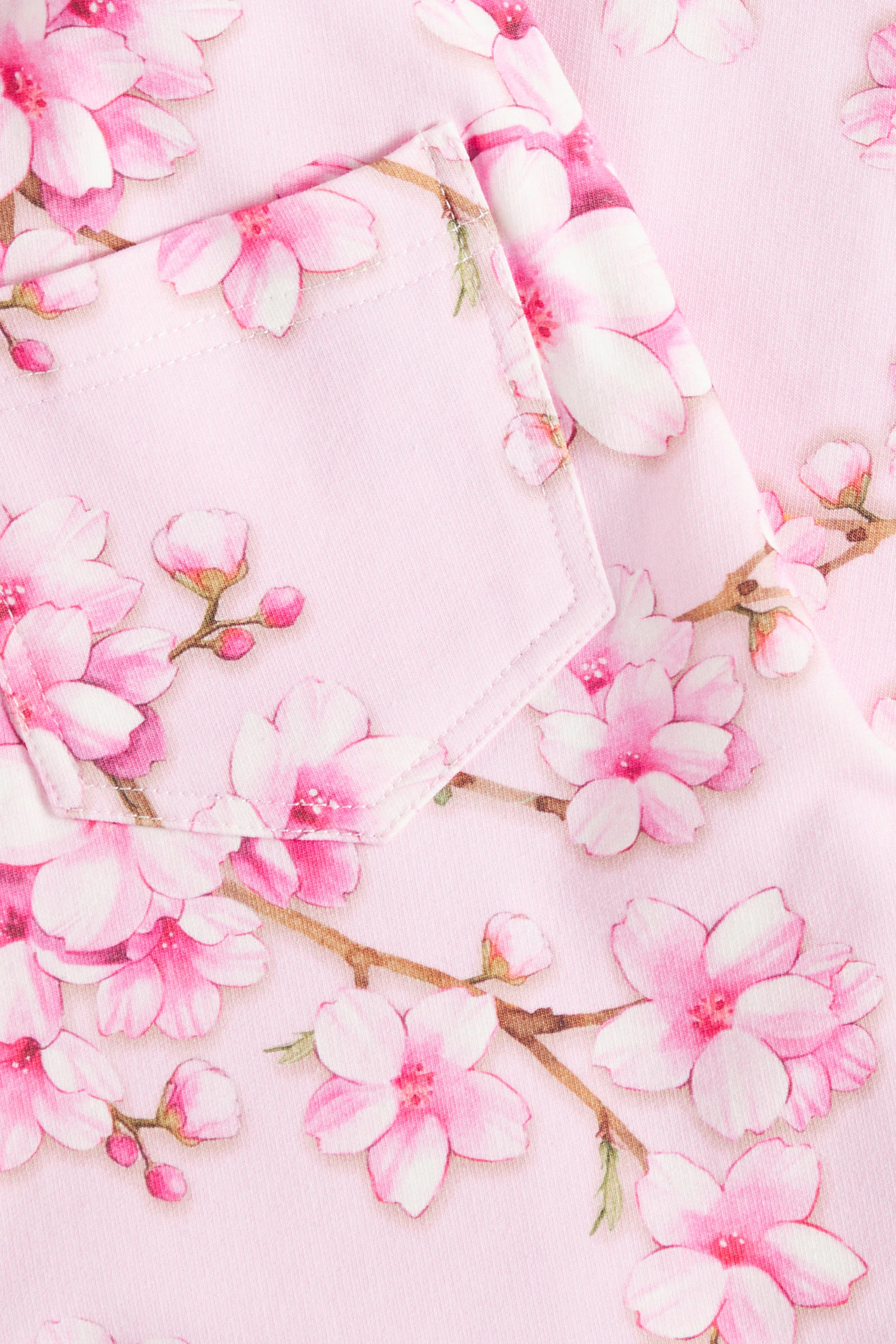 Kids Floral Print Wide Leg Pants