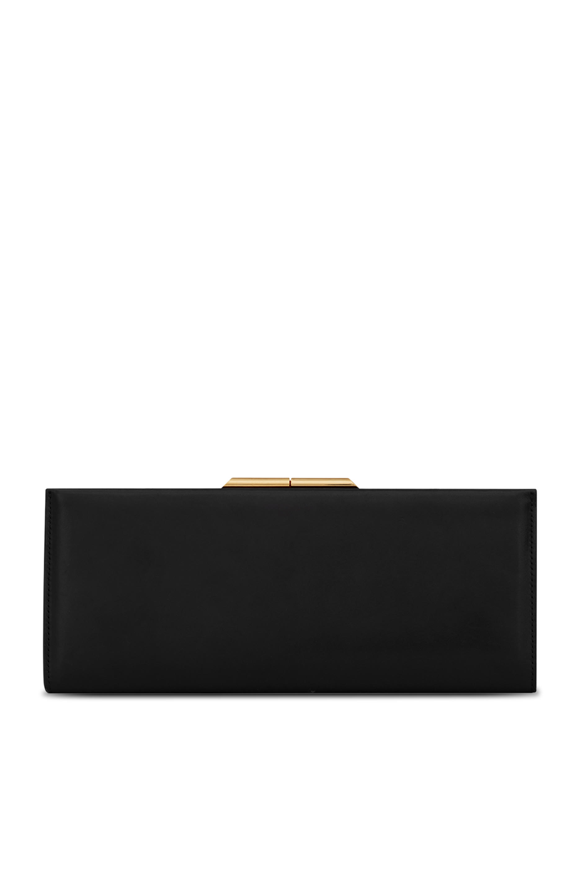 Midnight Small Clutch in Smooth Leather