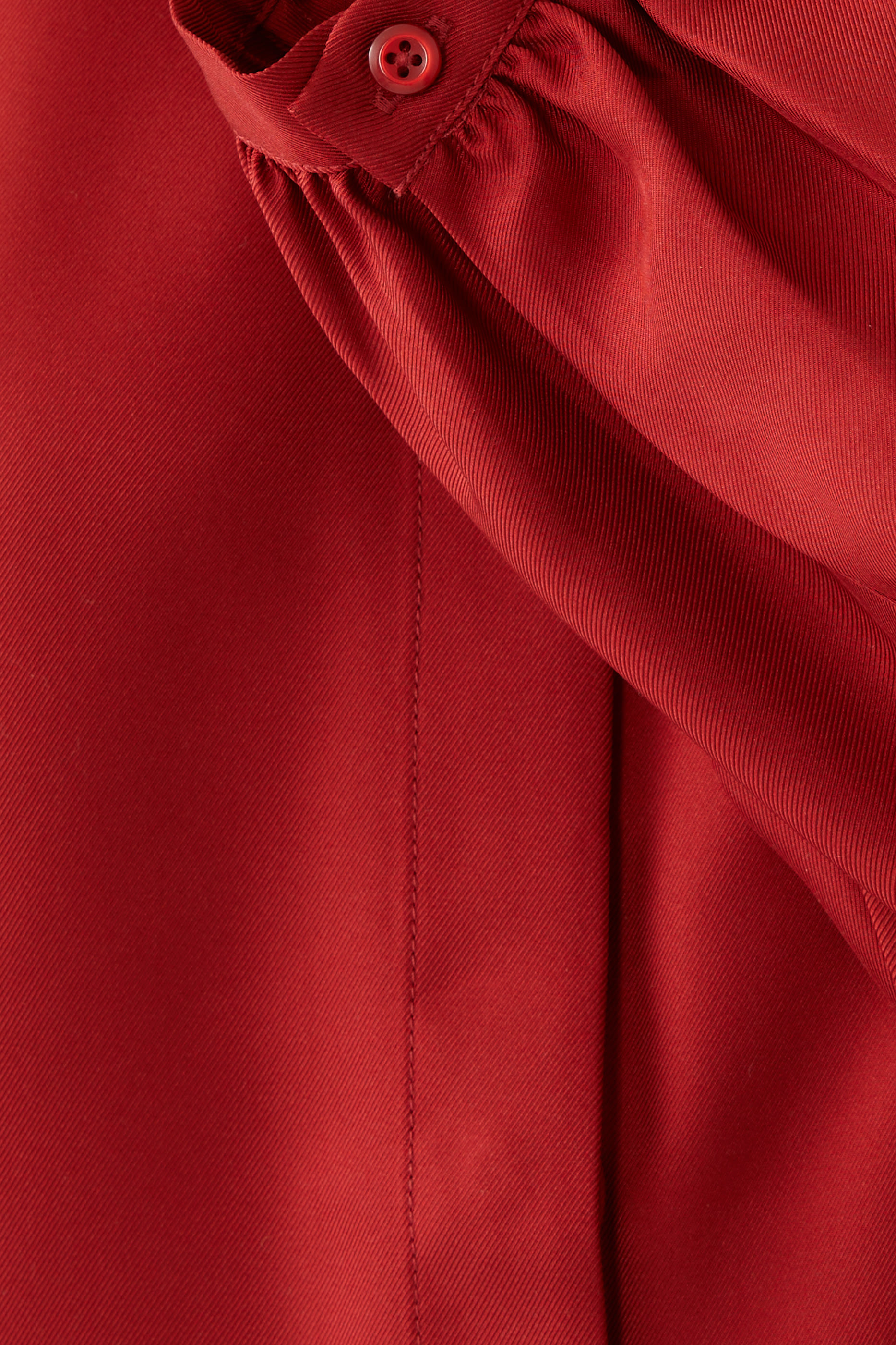 Lea Silk Twill Voluminous Blouse