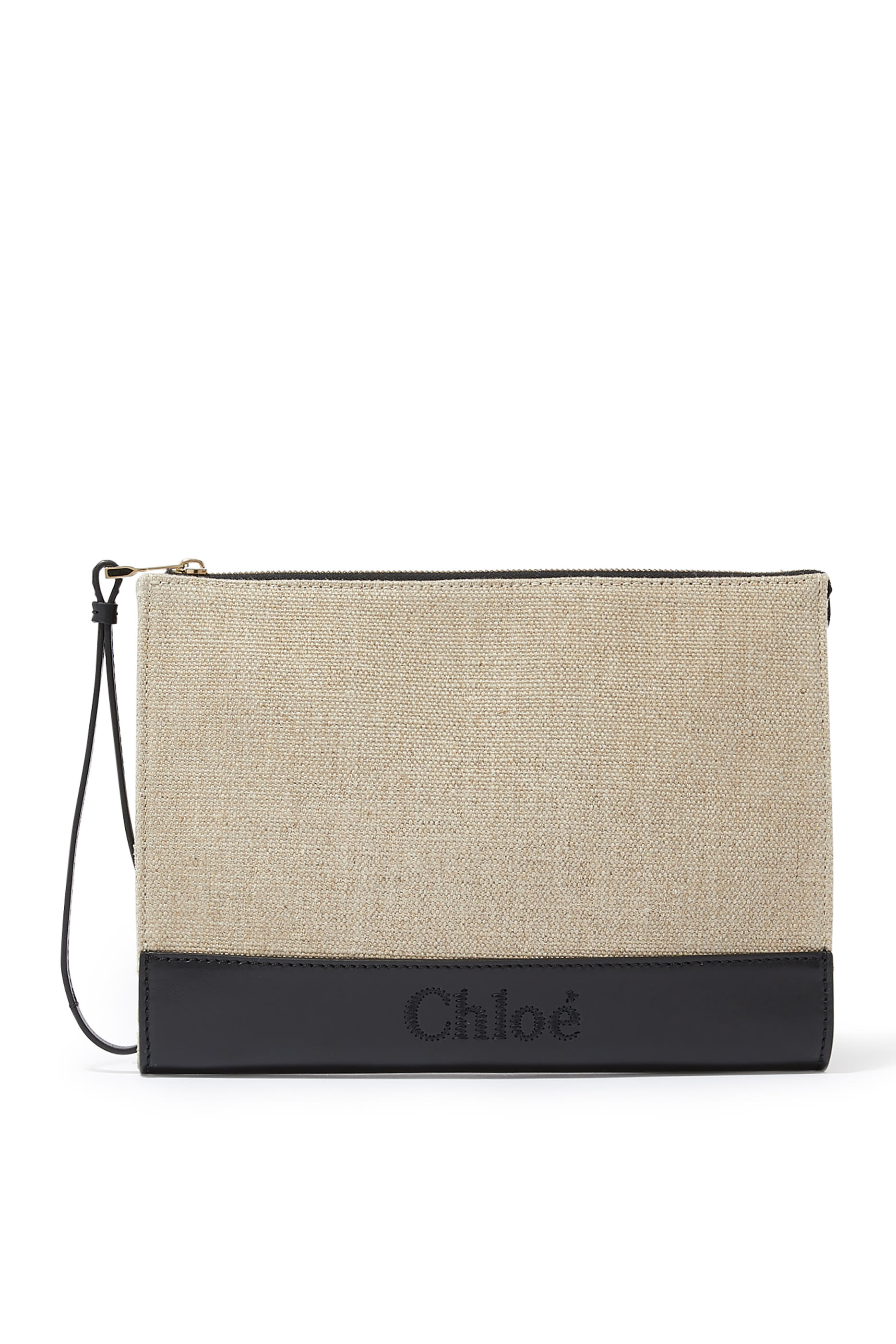 Sense Linen-Canvas Clutch