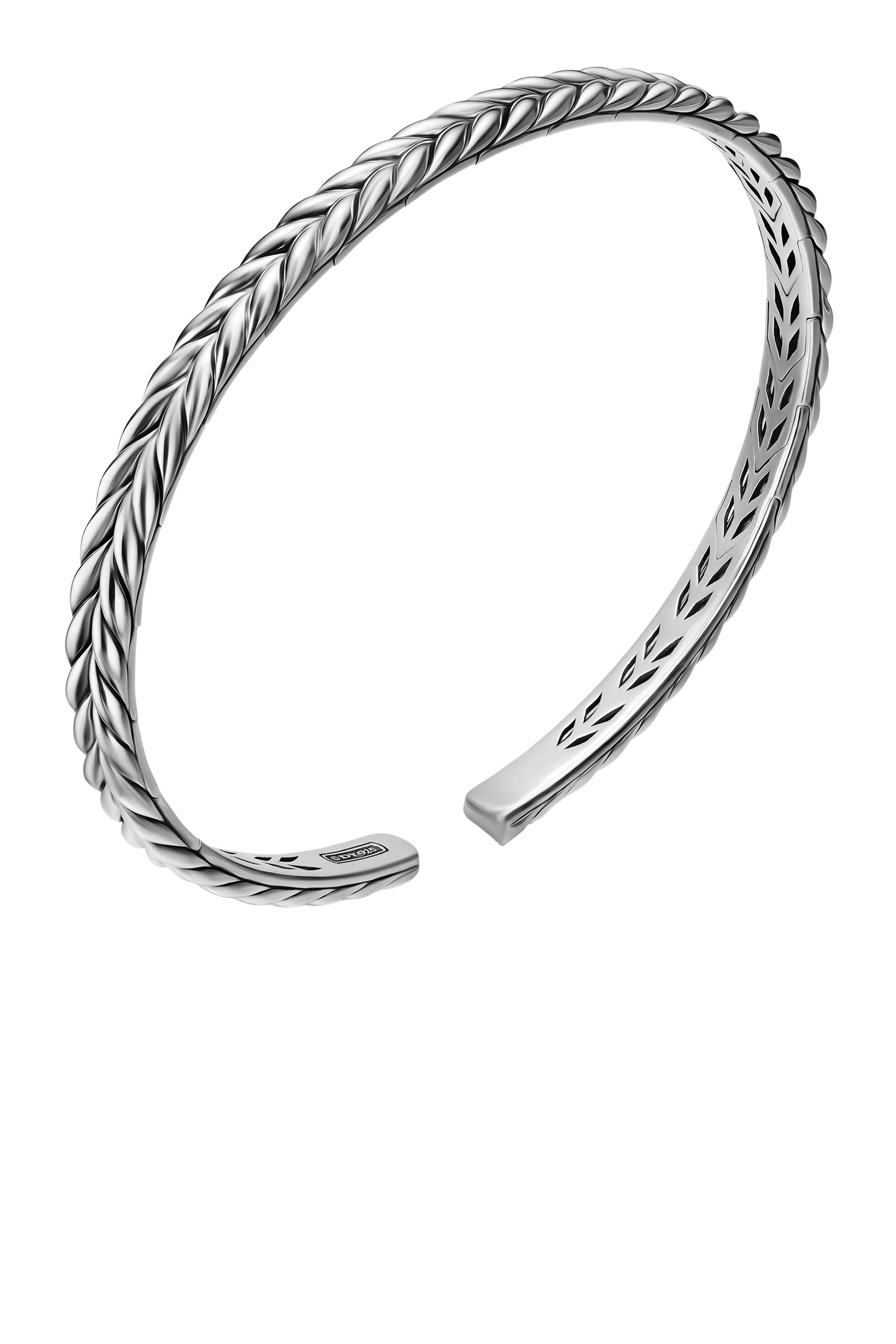 Chevron Flex Bracelet, Sterling Silver