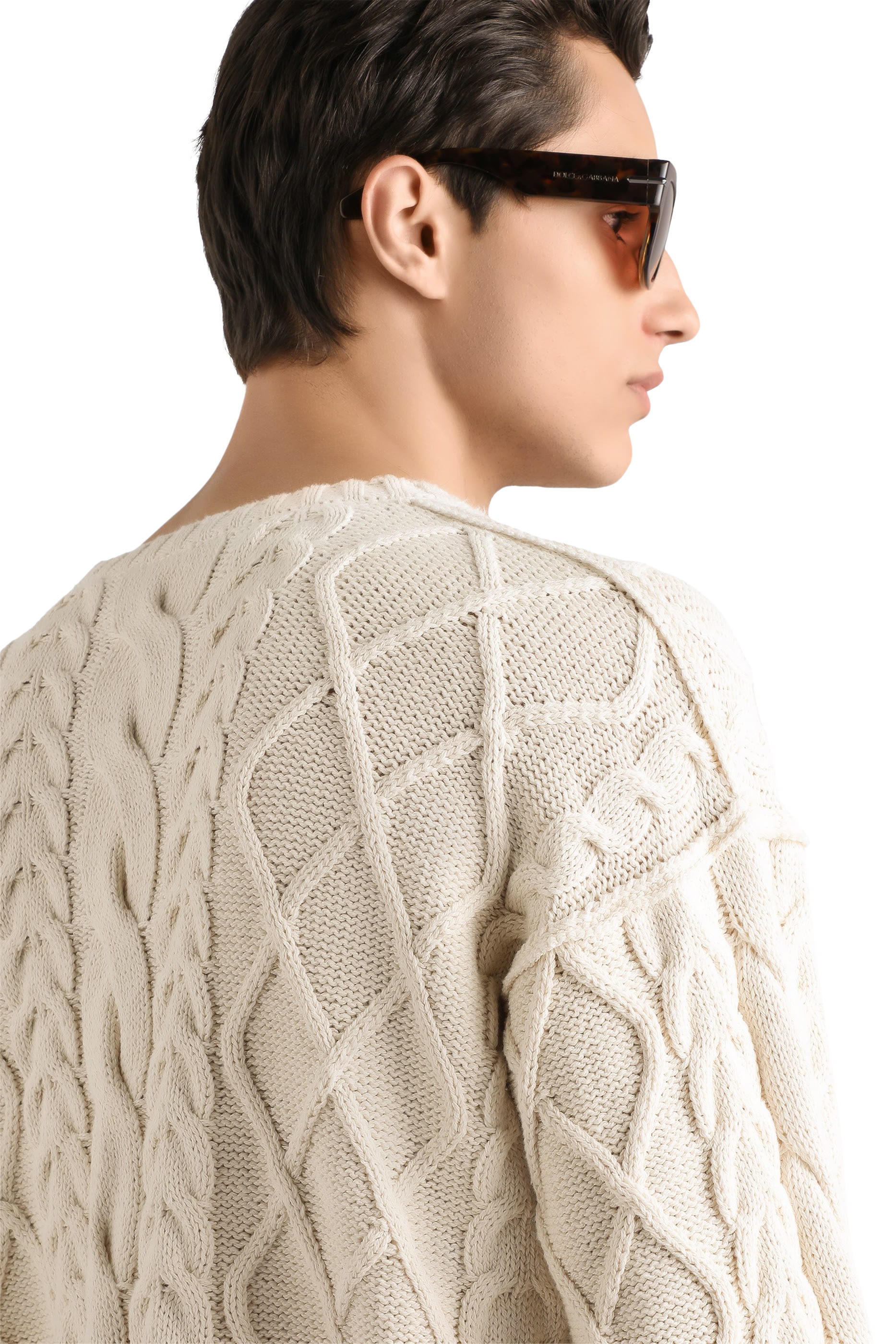 Logo Interwoven Pattern Pullover