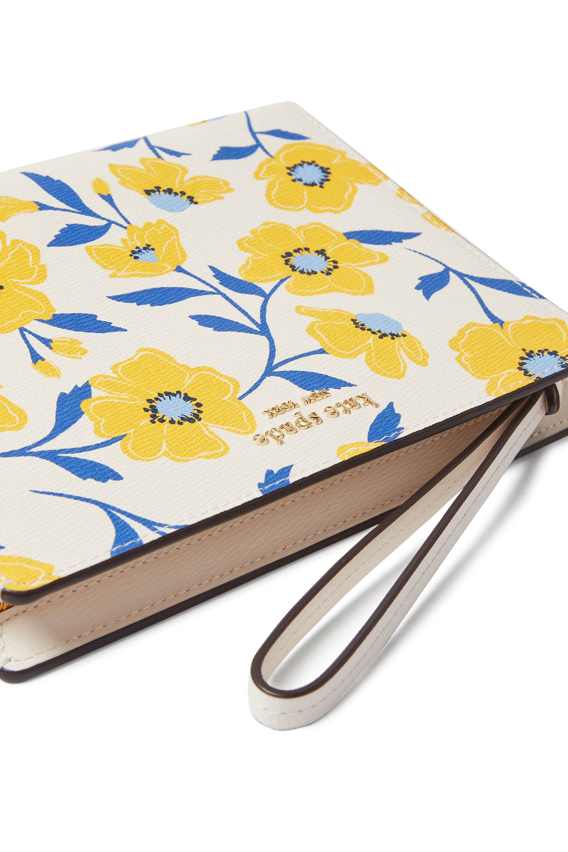 Morgan Sunshine Floral Printed Card Case Wristlet