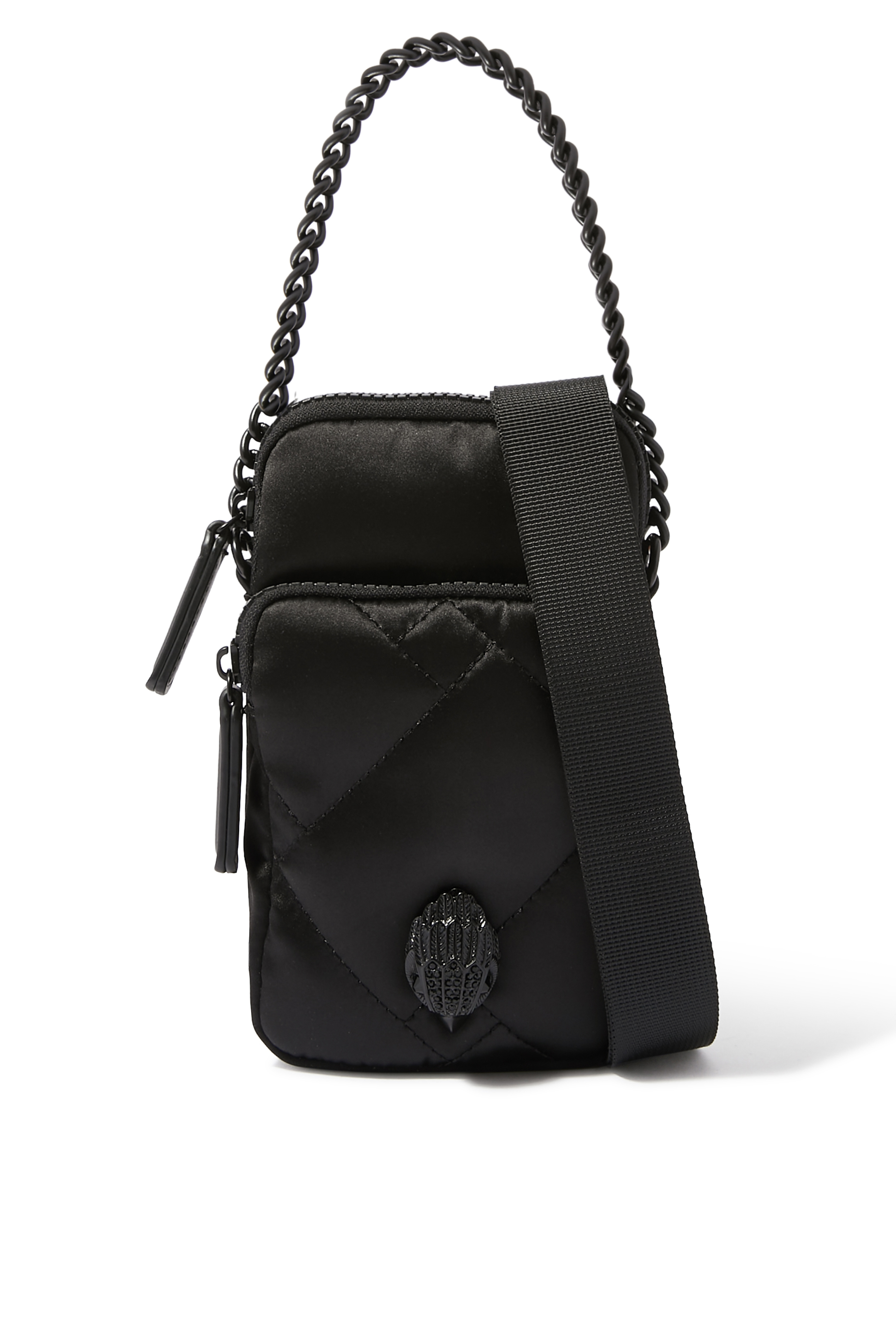 Recycled Nylon Multi Pockets Crossbody Bag