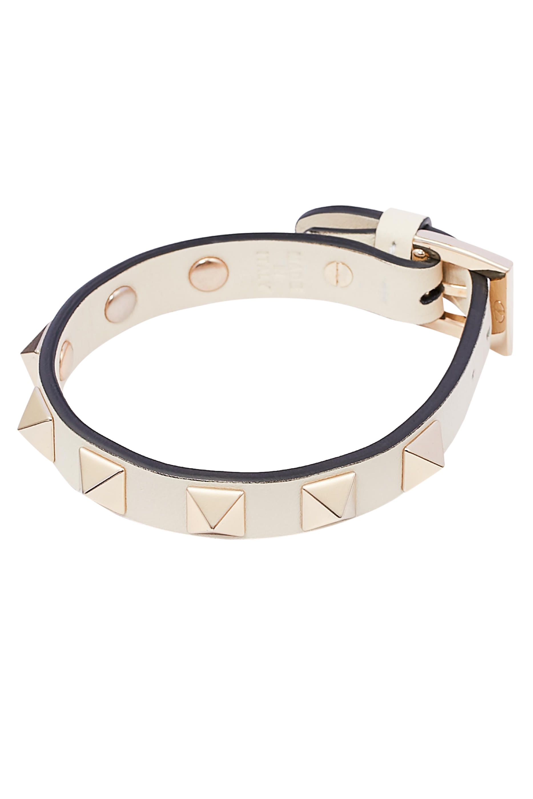 Rockstud Small Leather Bracelet
