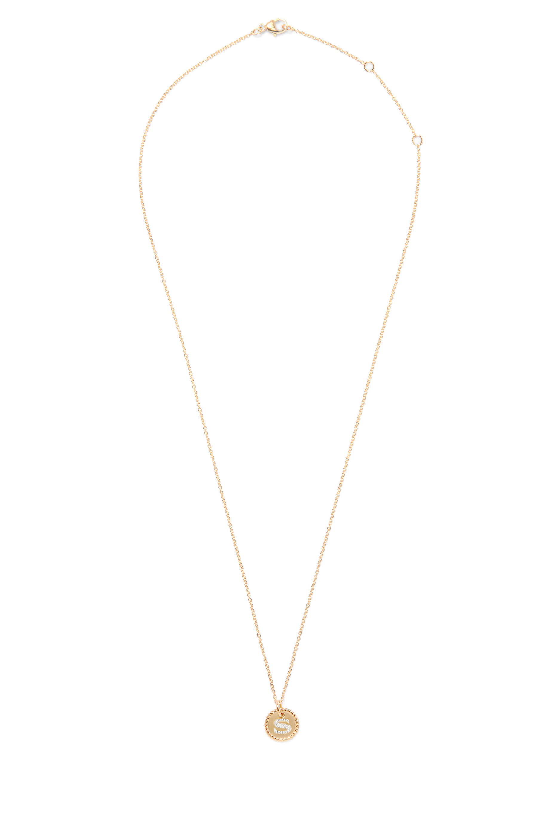 Initial Charm Necklace