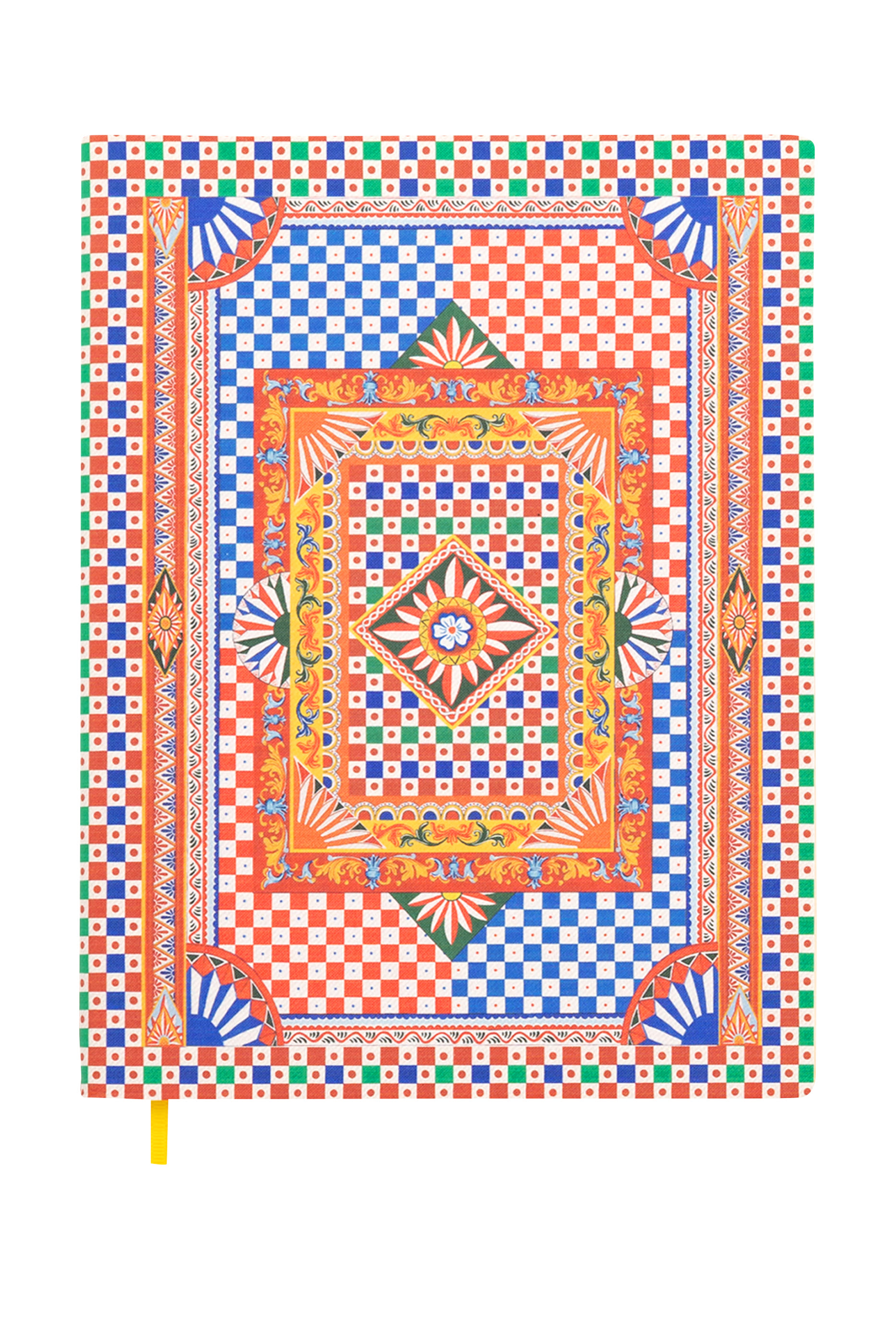 Carretto Large Ruled Notebook with Textile Cover