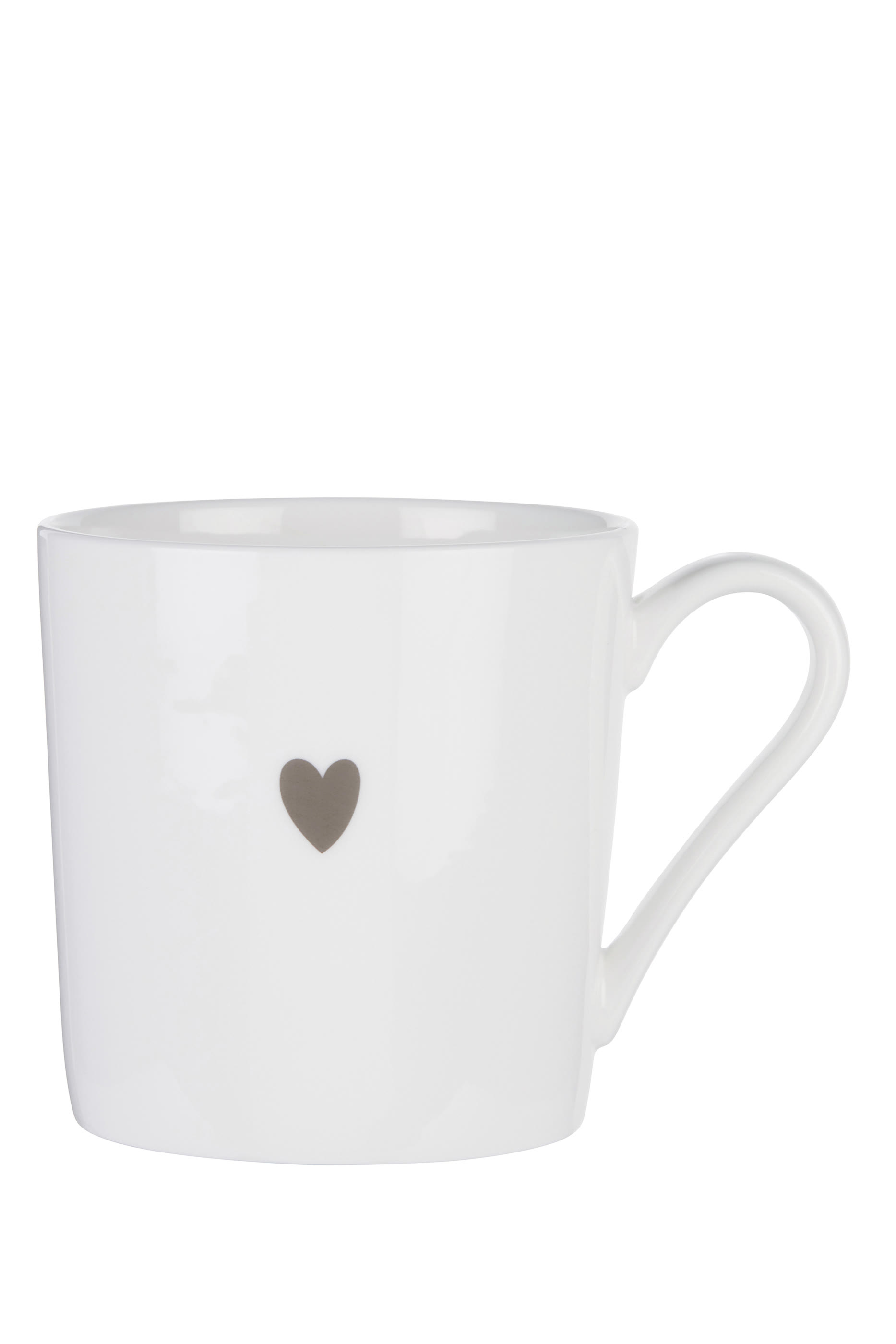 Bone China Heart Mug