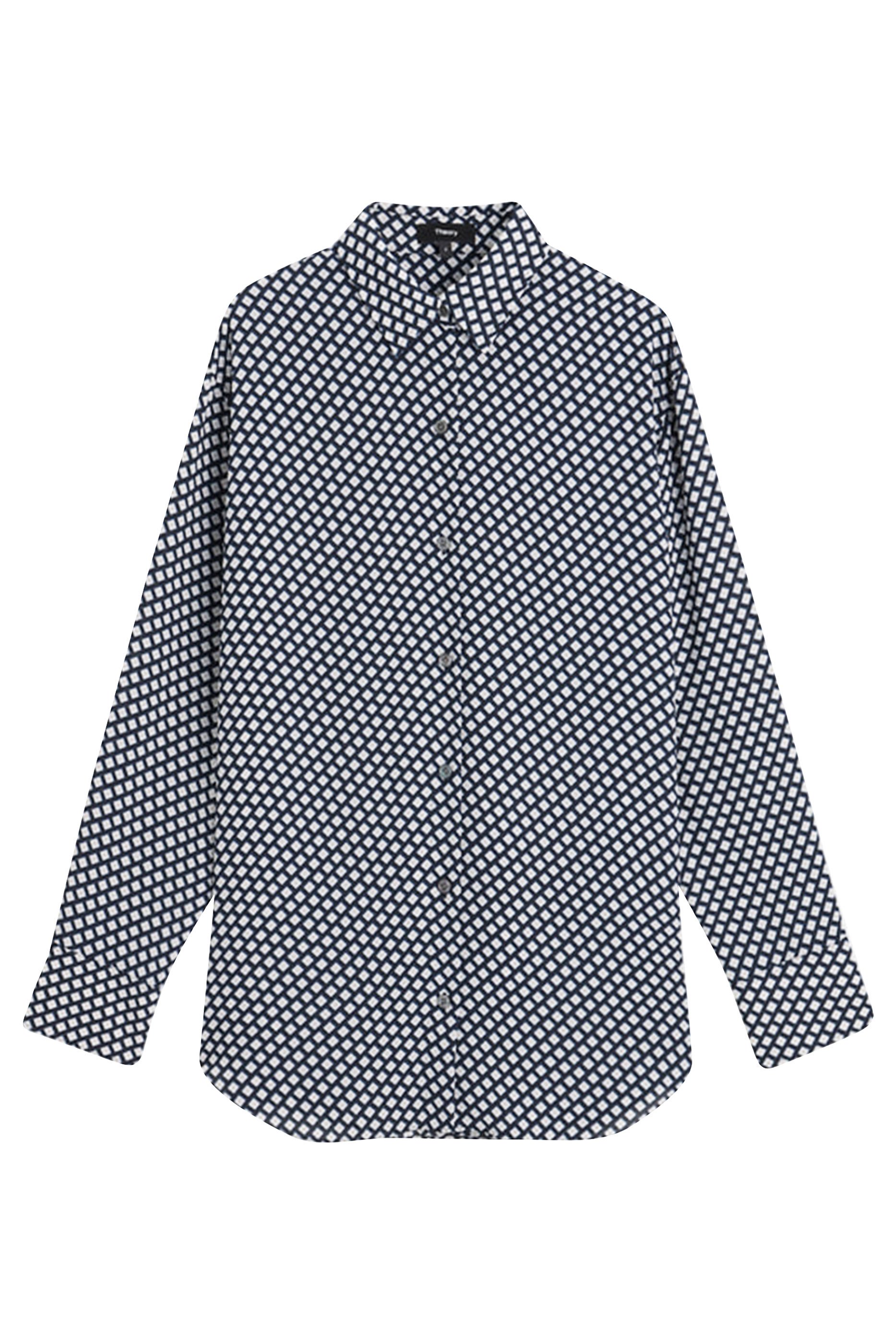 Geo Block Boyfriend Shirt