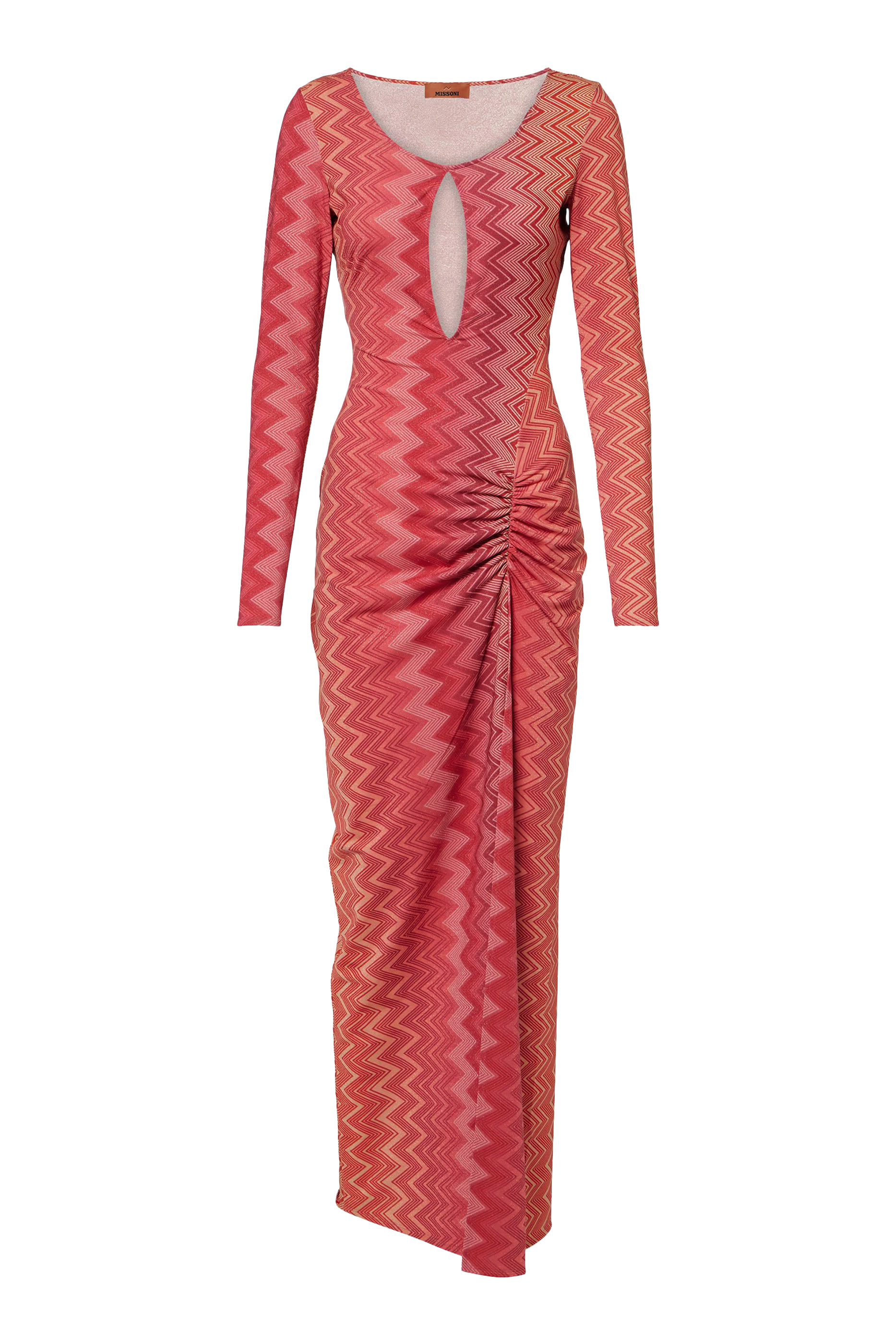 Zig Zag Print Cover Up Dress