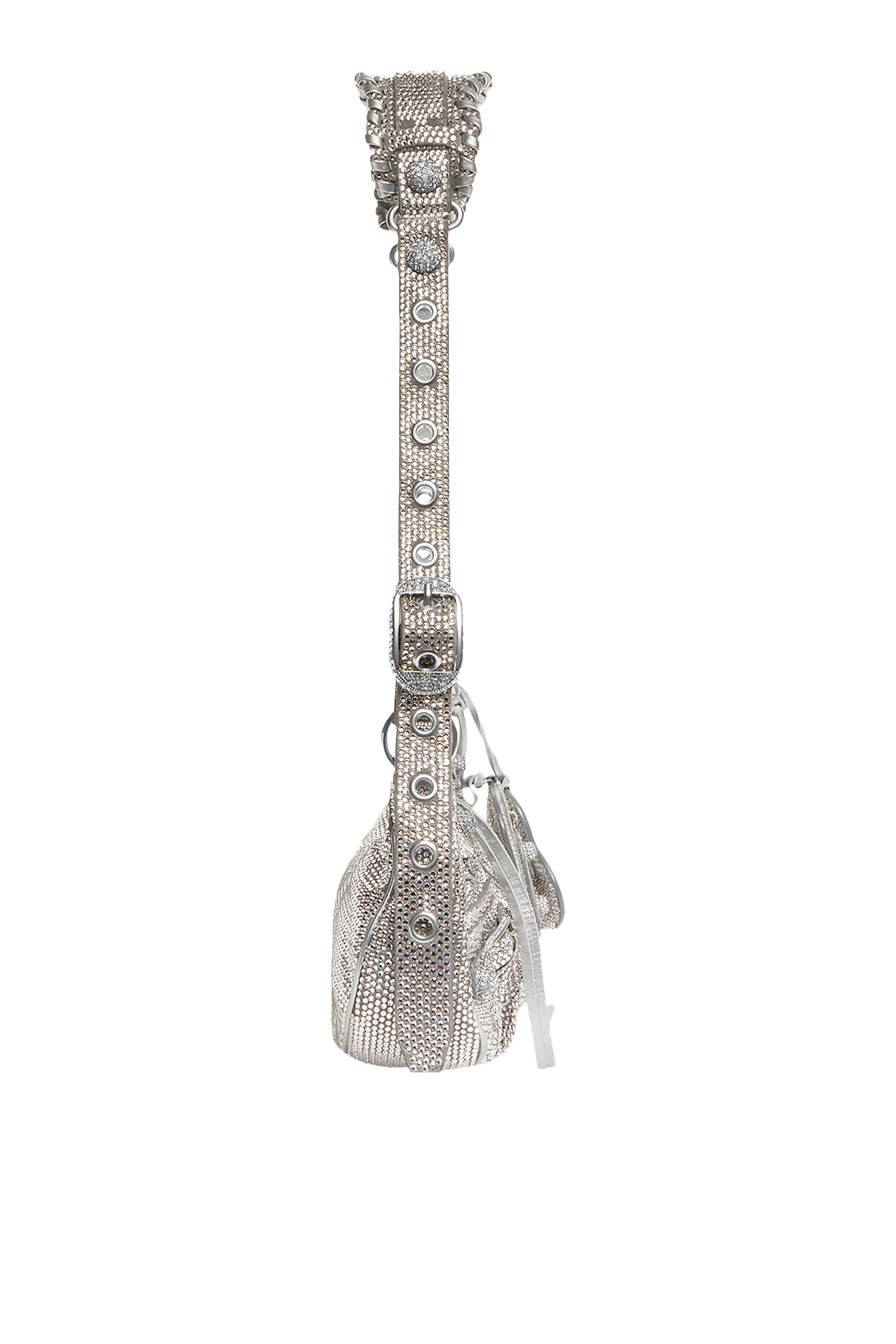 Le Cagole XS Shoulder Bag With Rhinestones