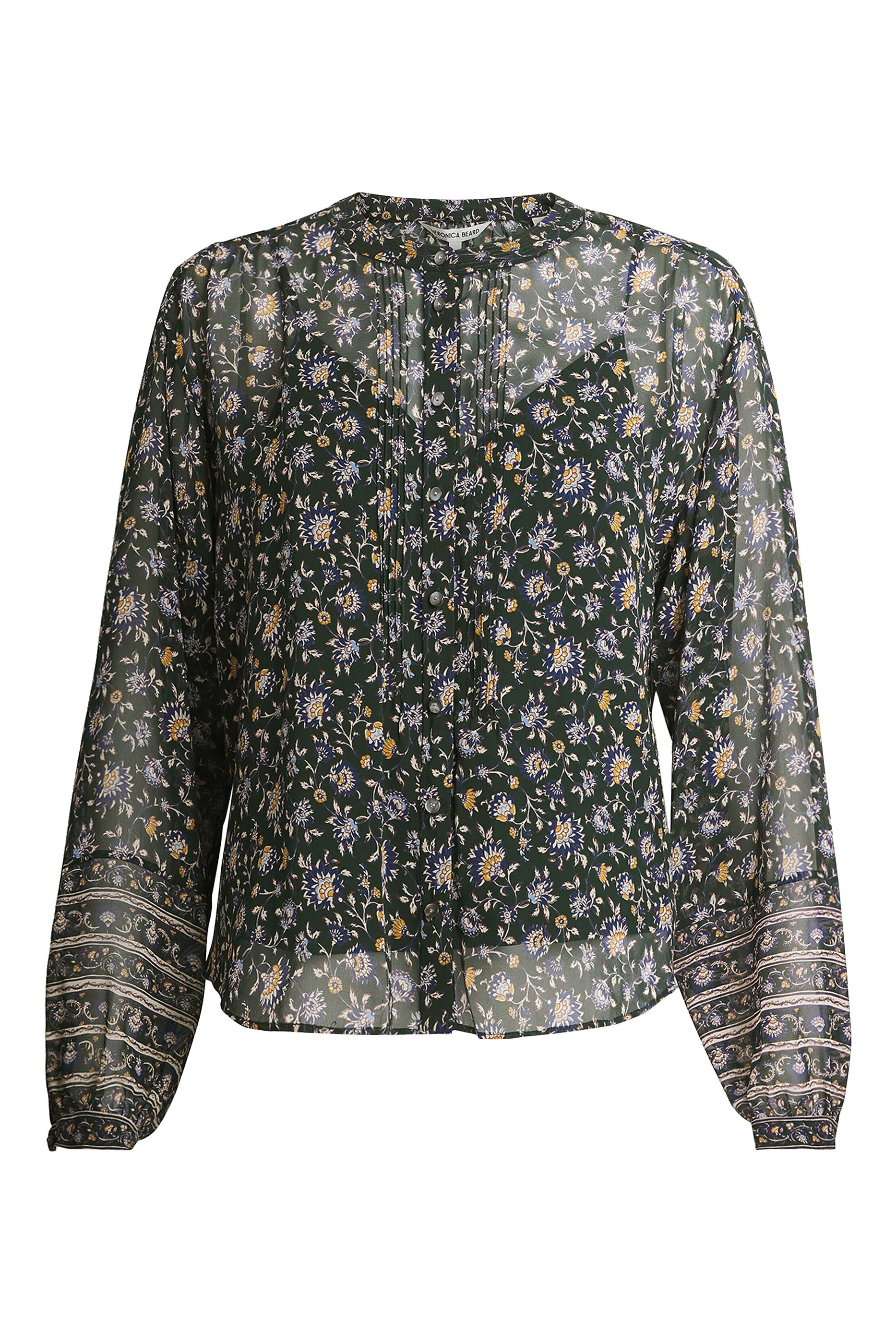 Lollie Floral Button-Down Blouse