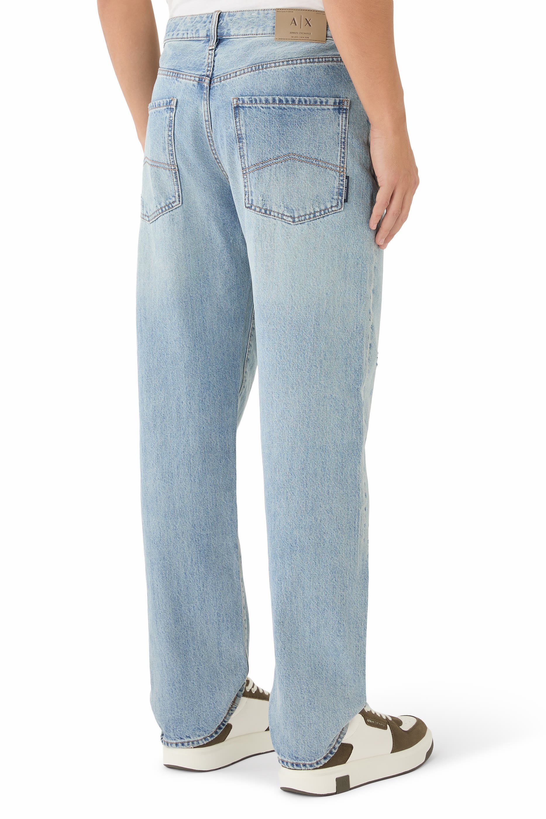 One Block Up Relaxed Denim Pants