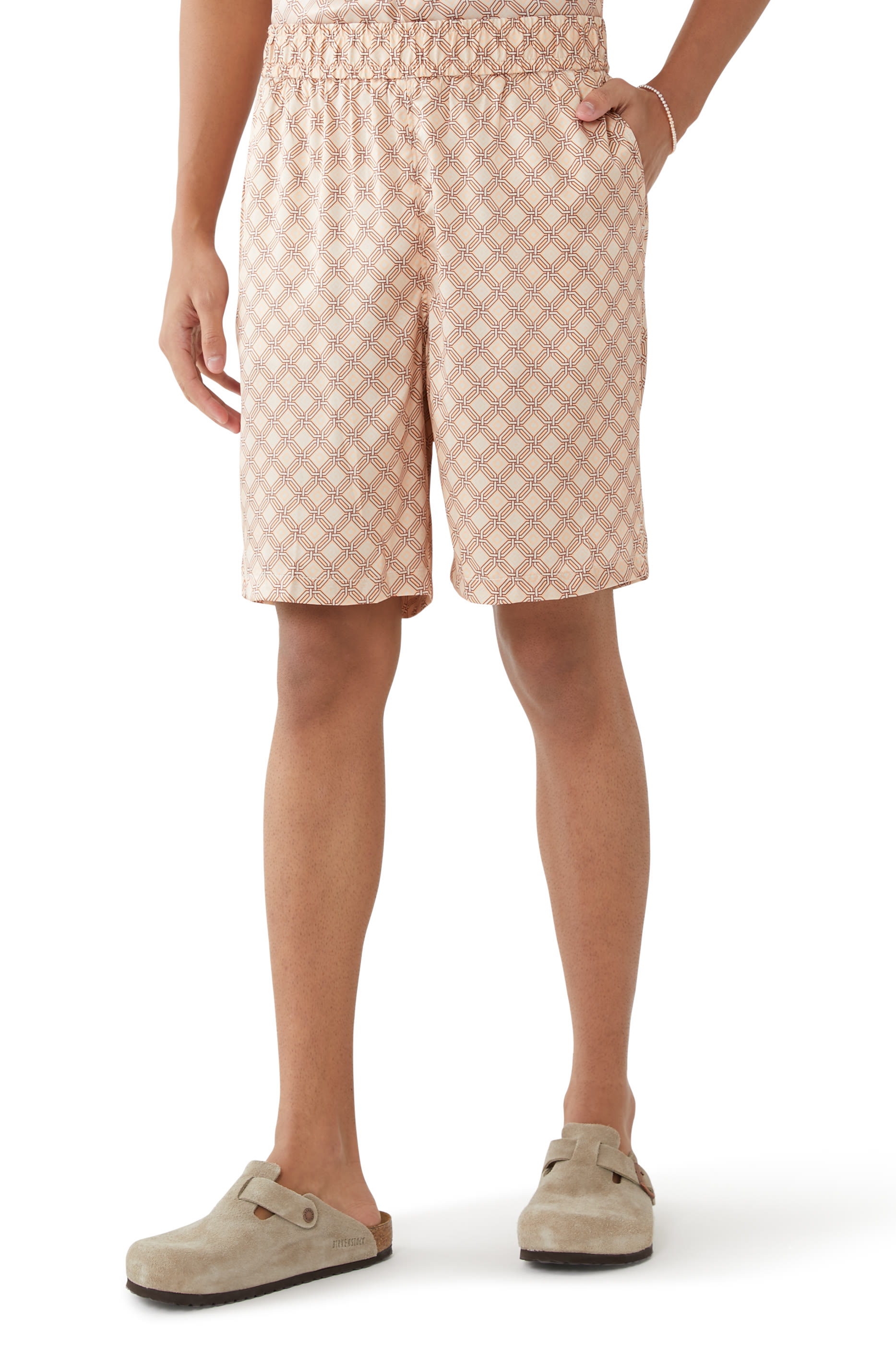 Palma Treli&ccedil;a Silk Shorts