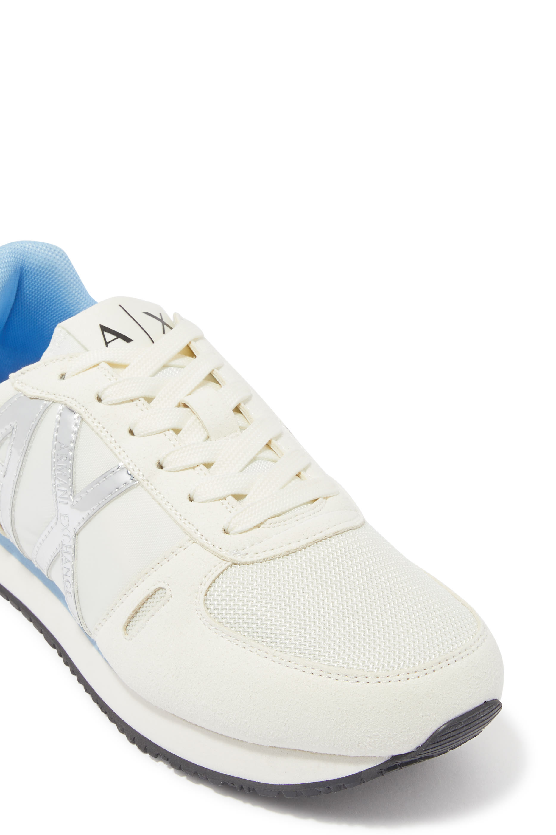 Logo Microfiber Sneakers