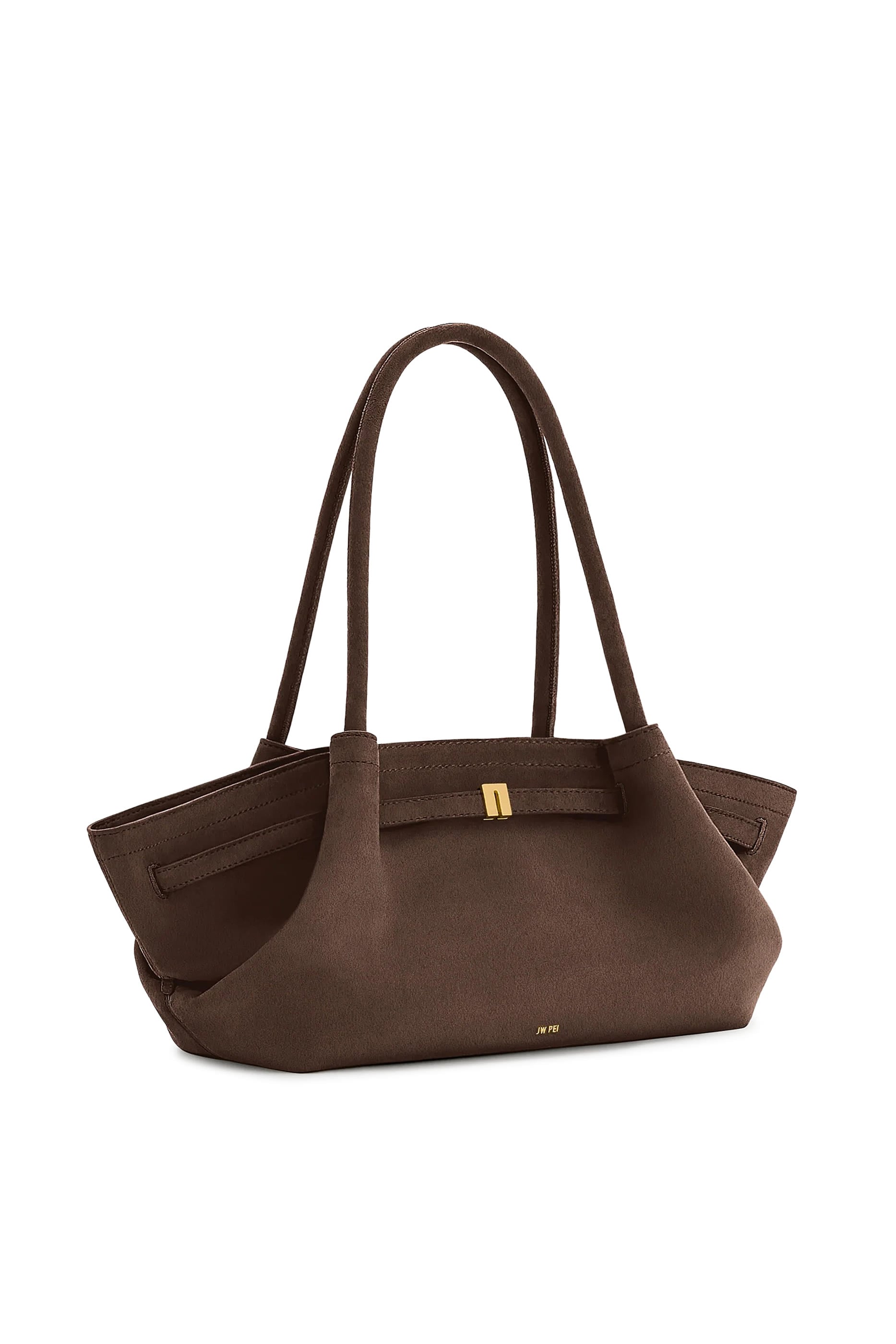 Hana Wide Faux Suede Tote Bag