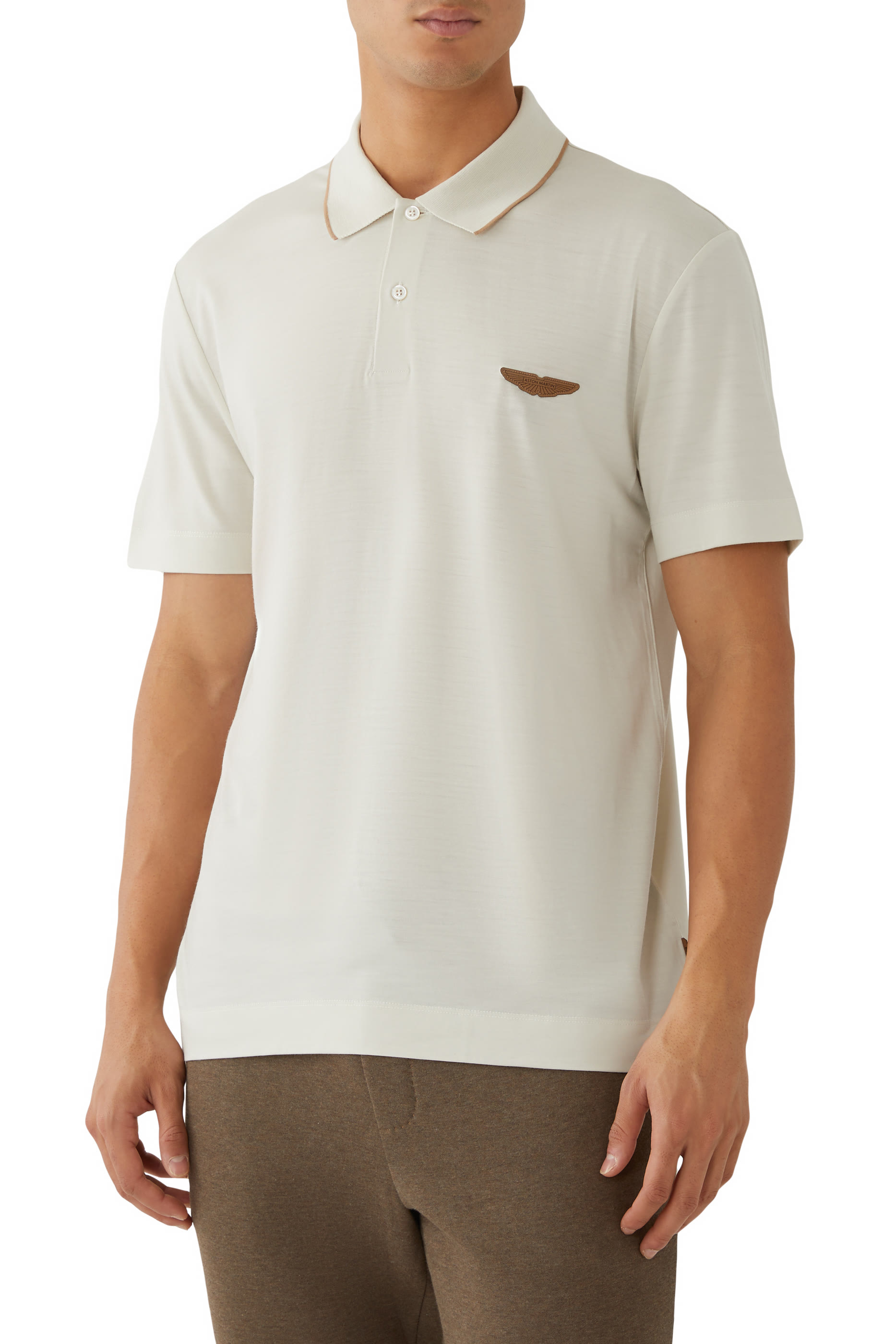 L-Rory Aston Martin Merino Wool Polo Shirt