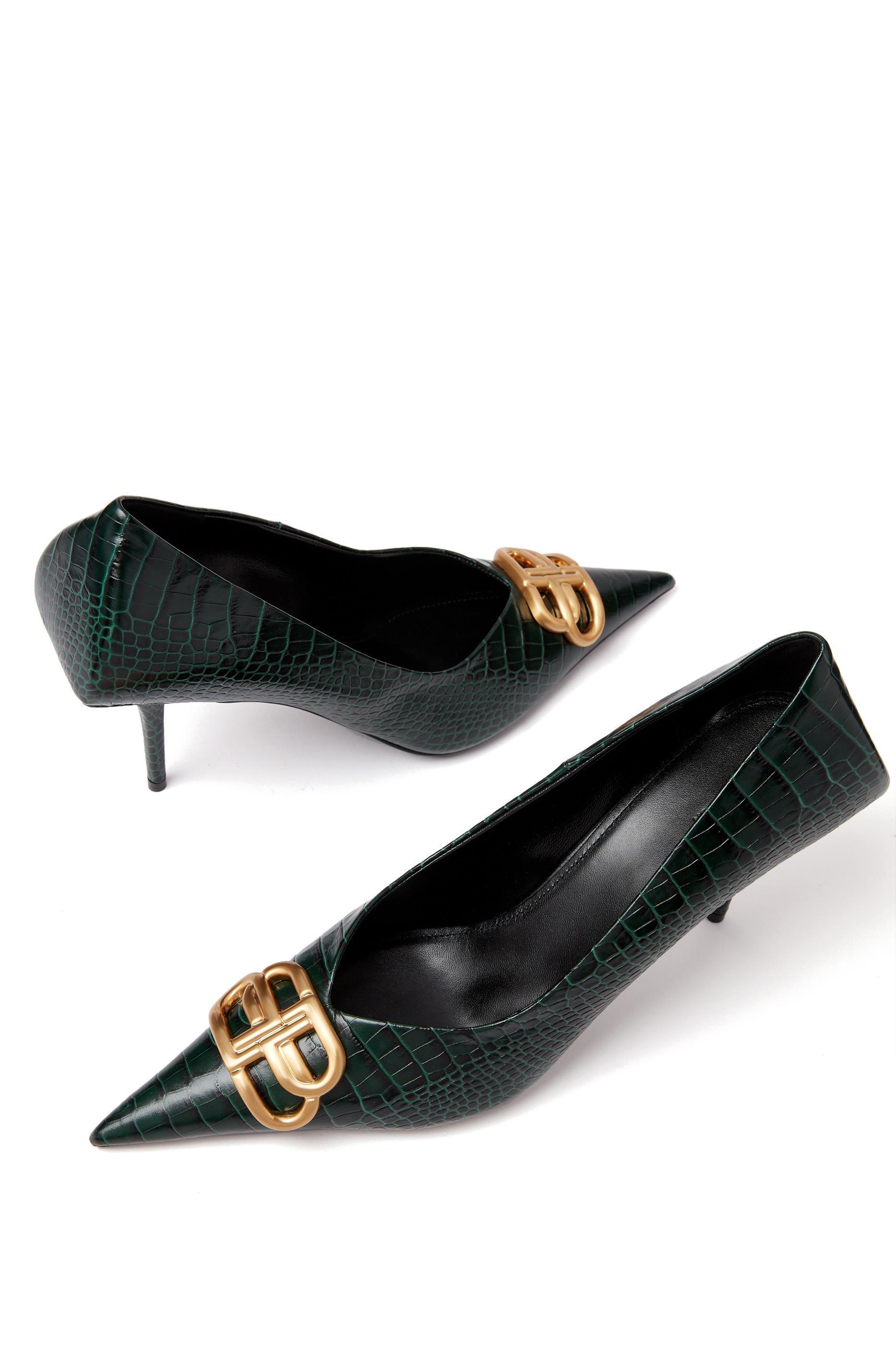 Square Knife BB 80 Leather Pumps