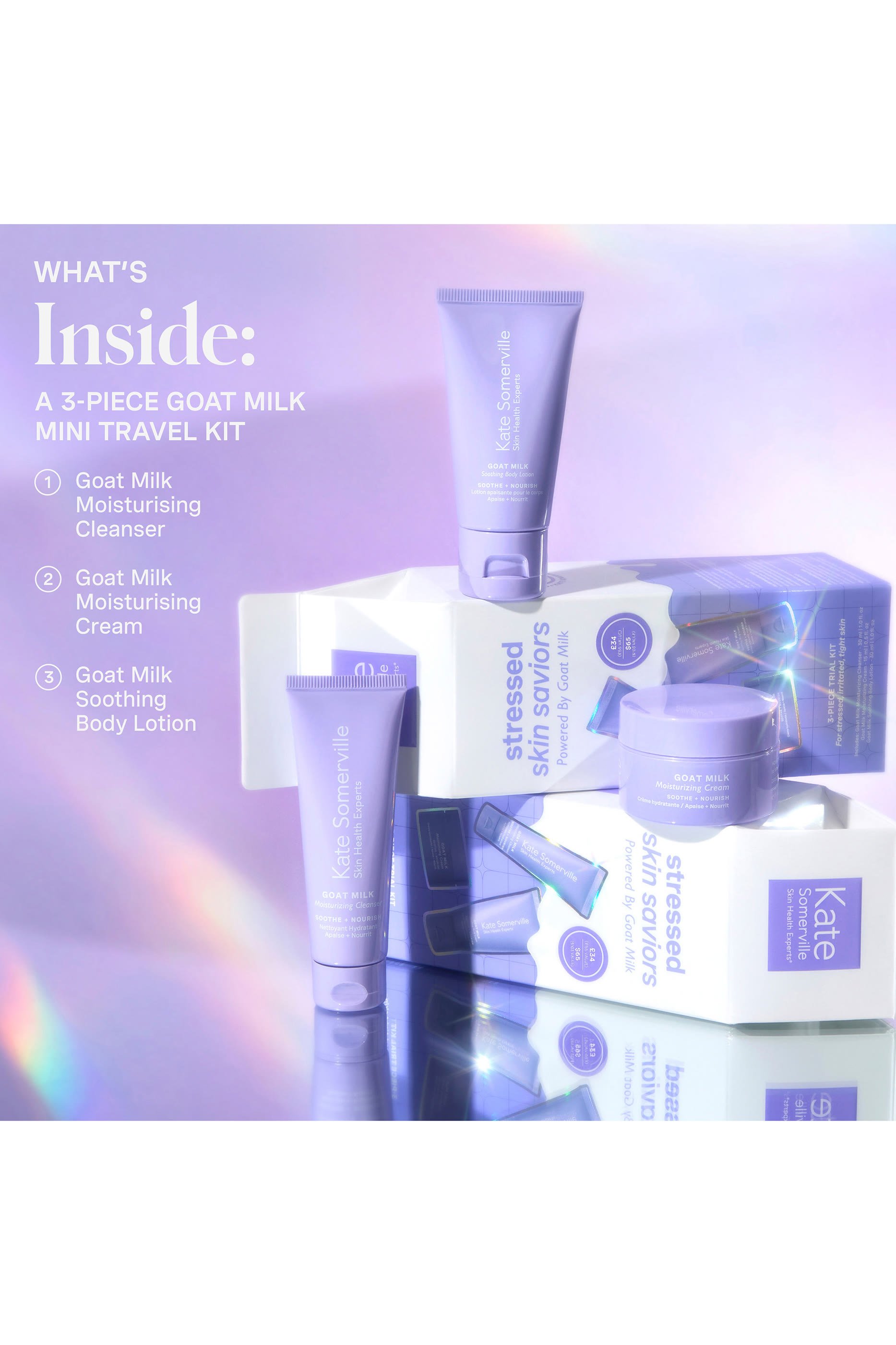 Stressed Skin Saviors – Powered by Goat Milk Holiday Kit