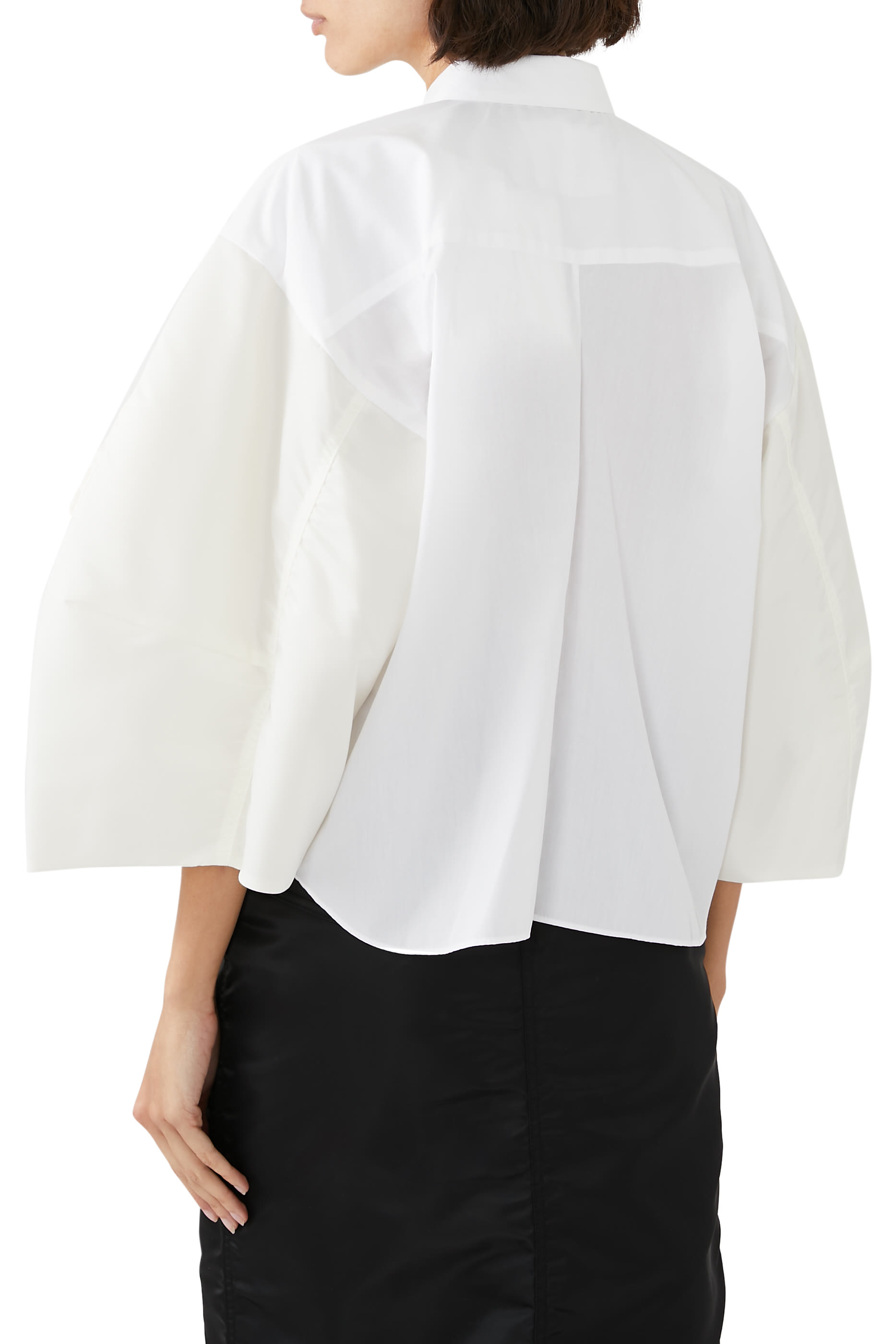 Cotton Poplin x Nylon Twill Shirt