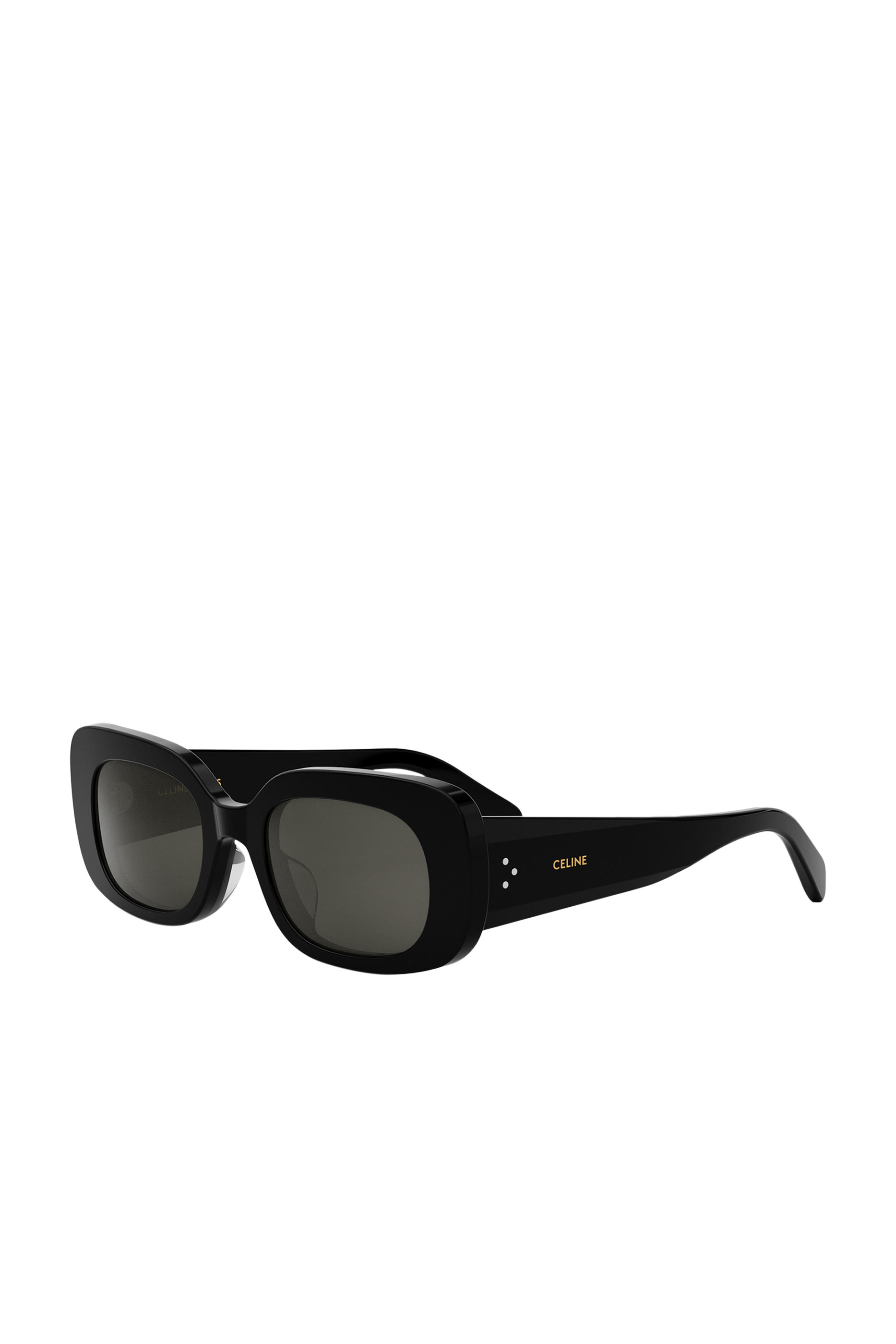 Bold 3 Dots Rectangular Sunglasses