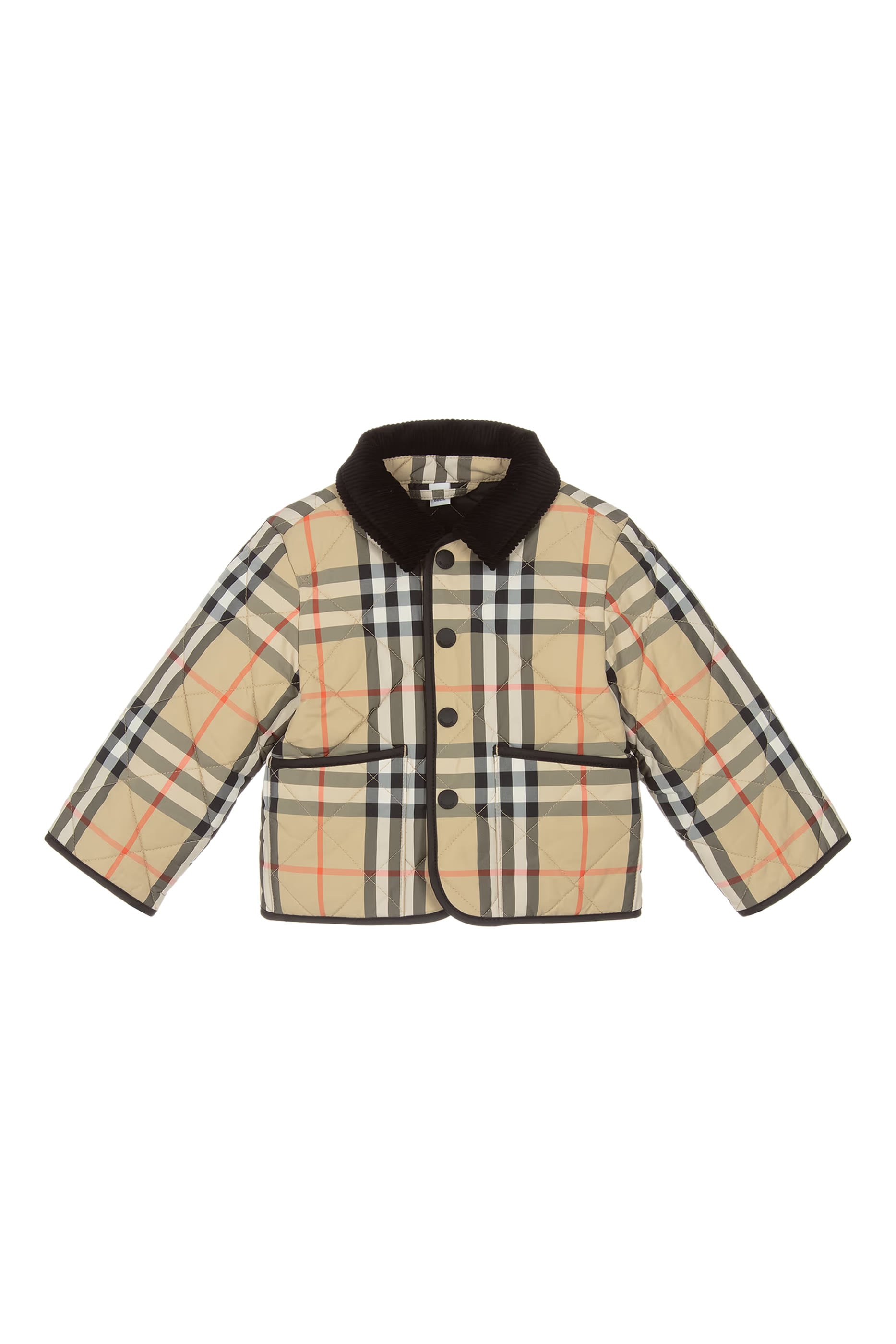 Kids Check Quilted Barn Jacket