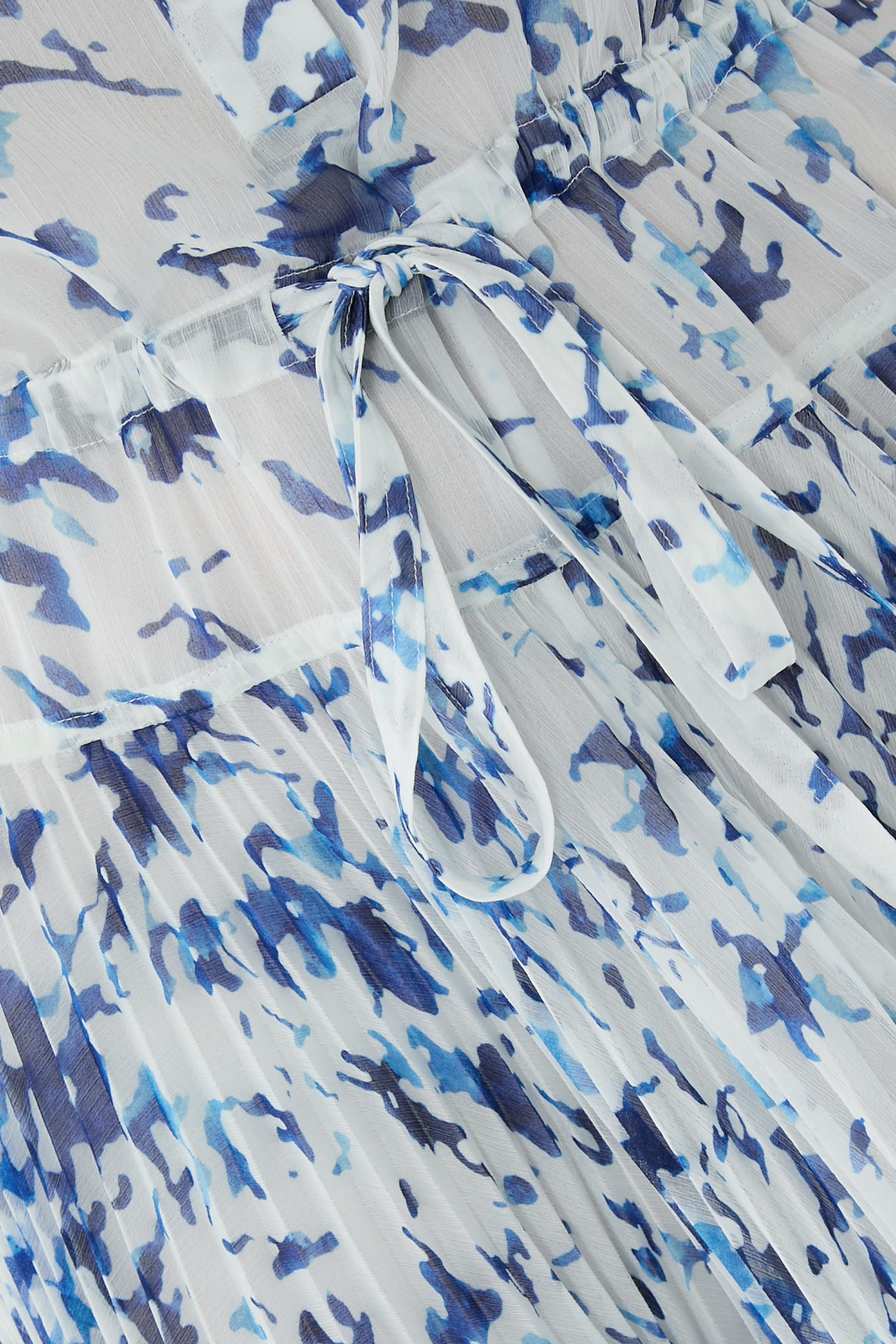 Jones Dress in Printed Crinkle Chiffon