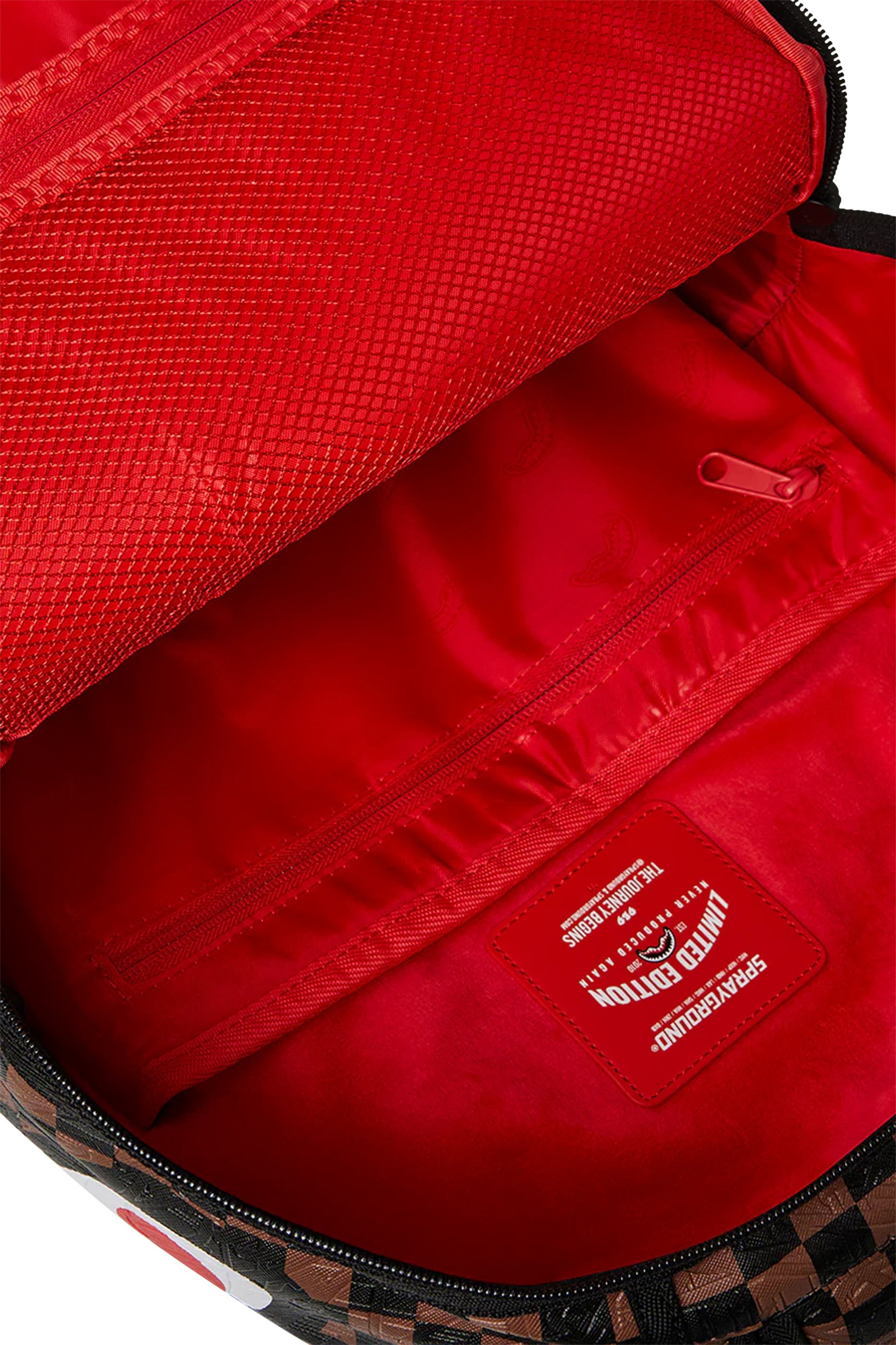 Kids Check Embossed Backpack