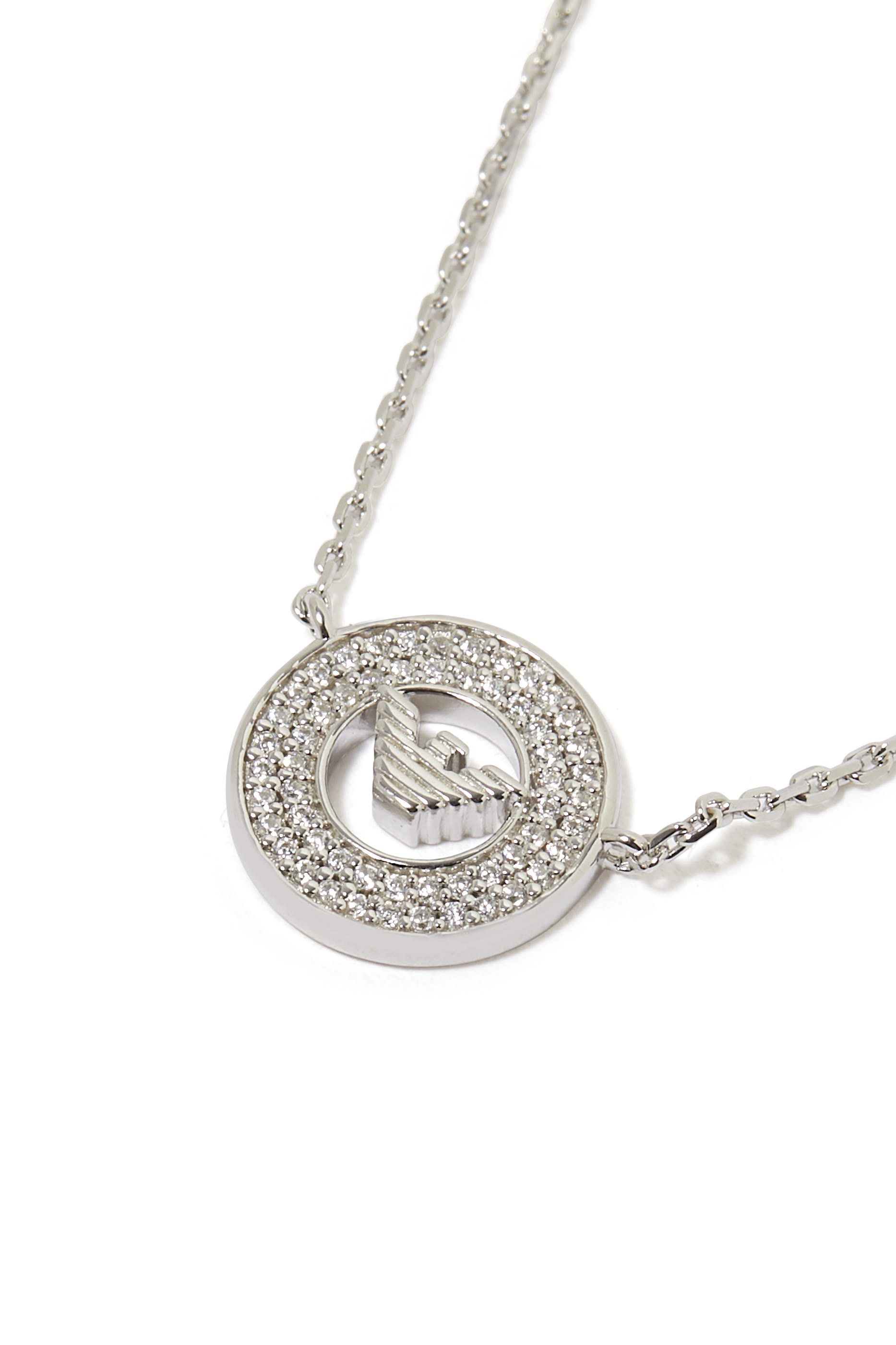Eagle Circle Pendant Necklace