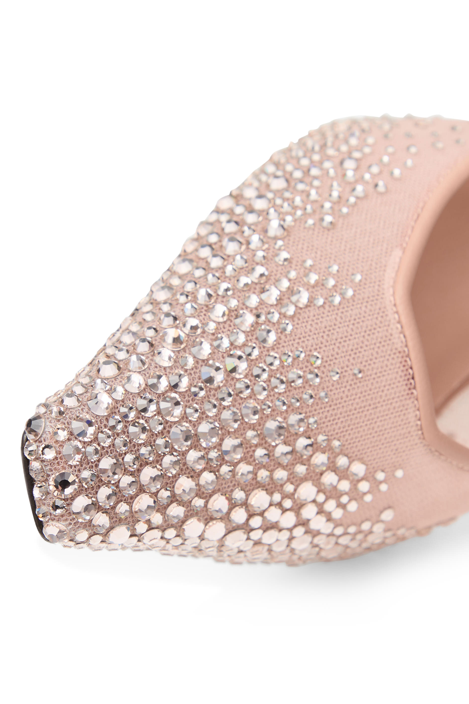 Vivi 65 Crystal Mesh Mule Pumps