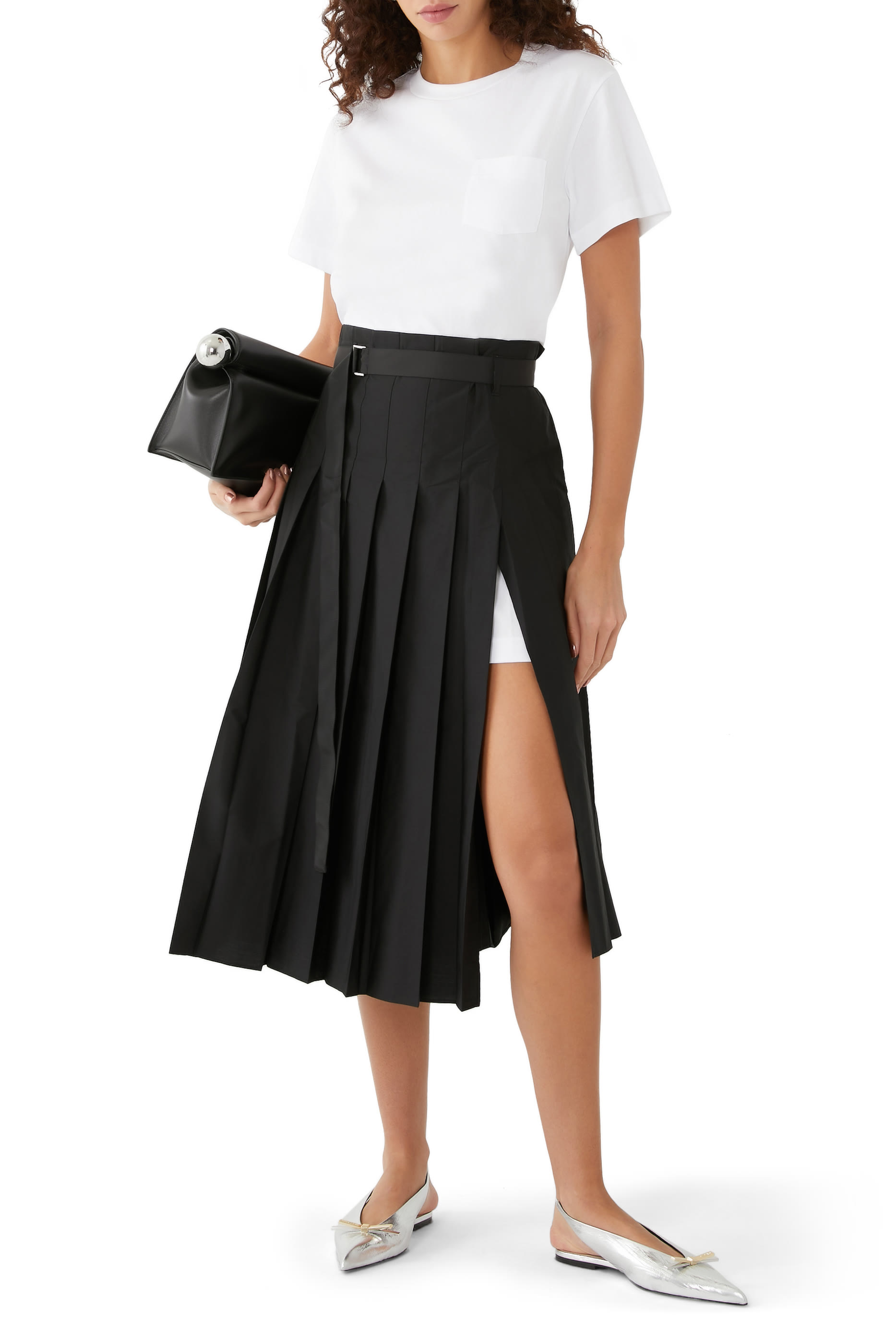 Cotton Poplin x Cotton Jersey Dress