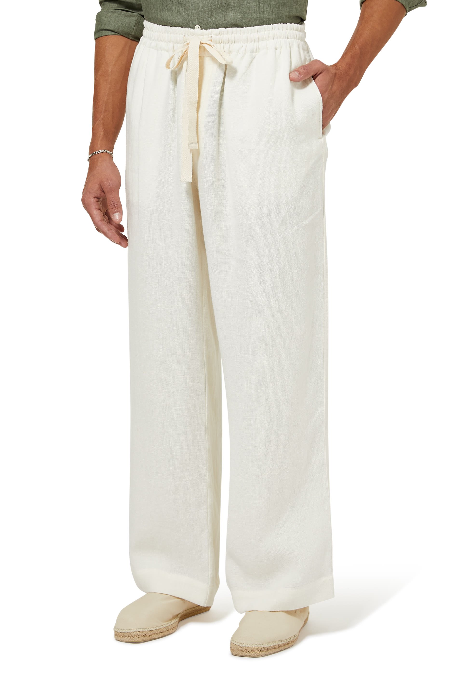 Wide Leg Linen Pants