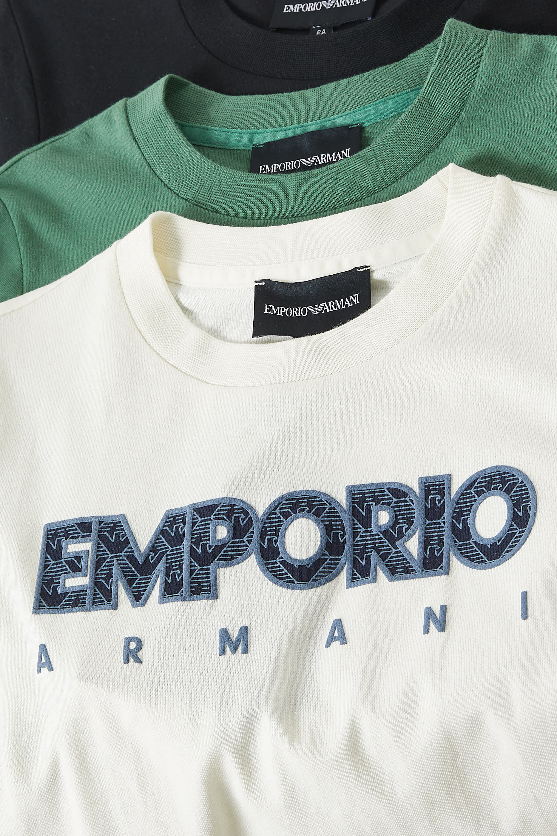 Kids Logo Print T-Shirt, Set of 3