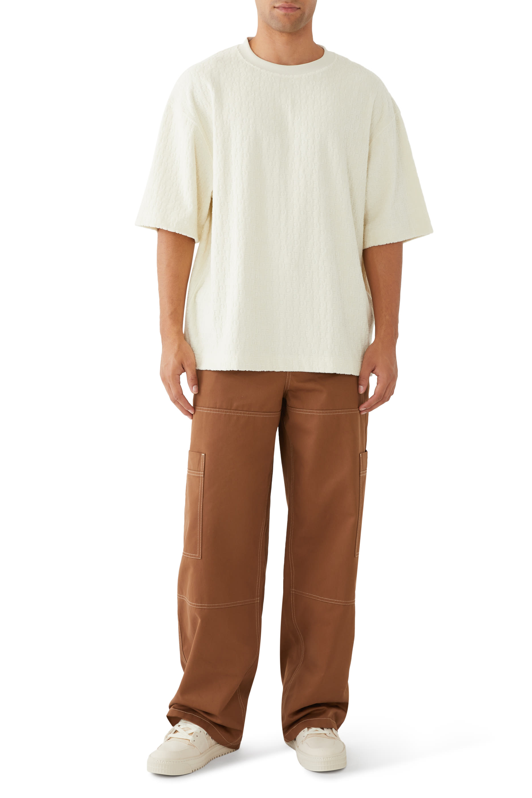 Terry Off Short Sleeve T-Shirt